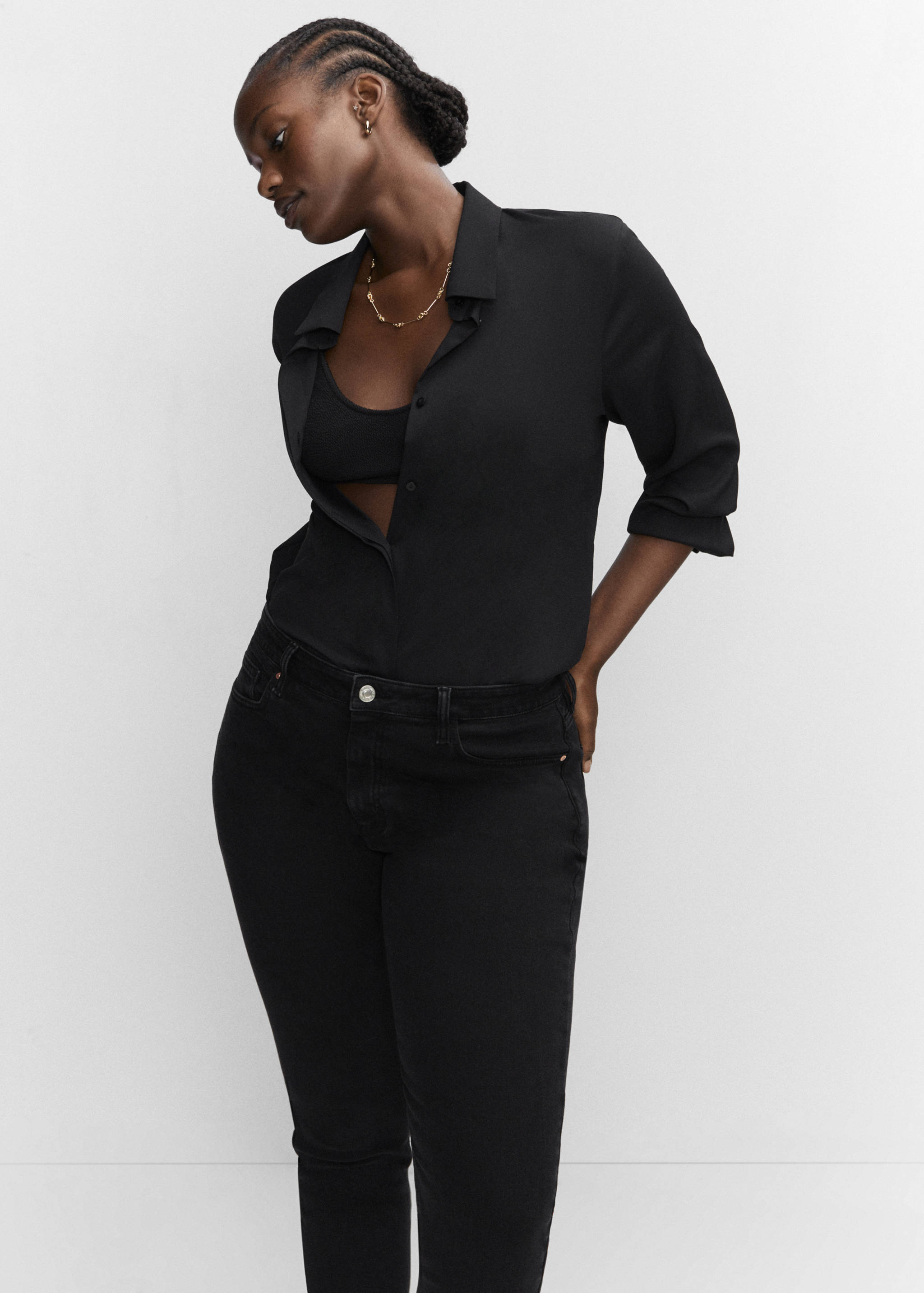 Skinny cropped jeans - Details of the article 5