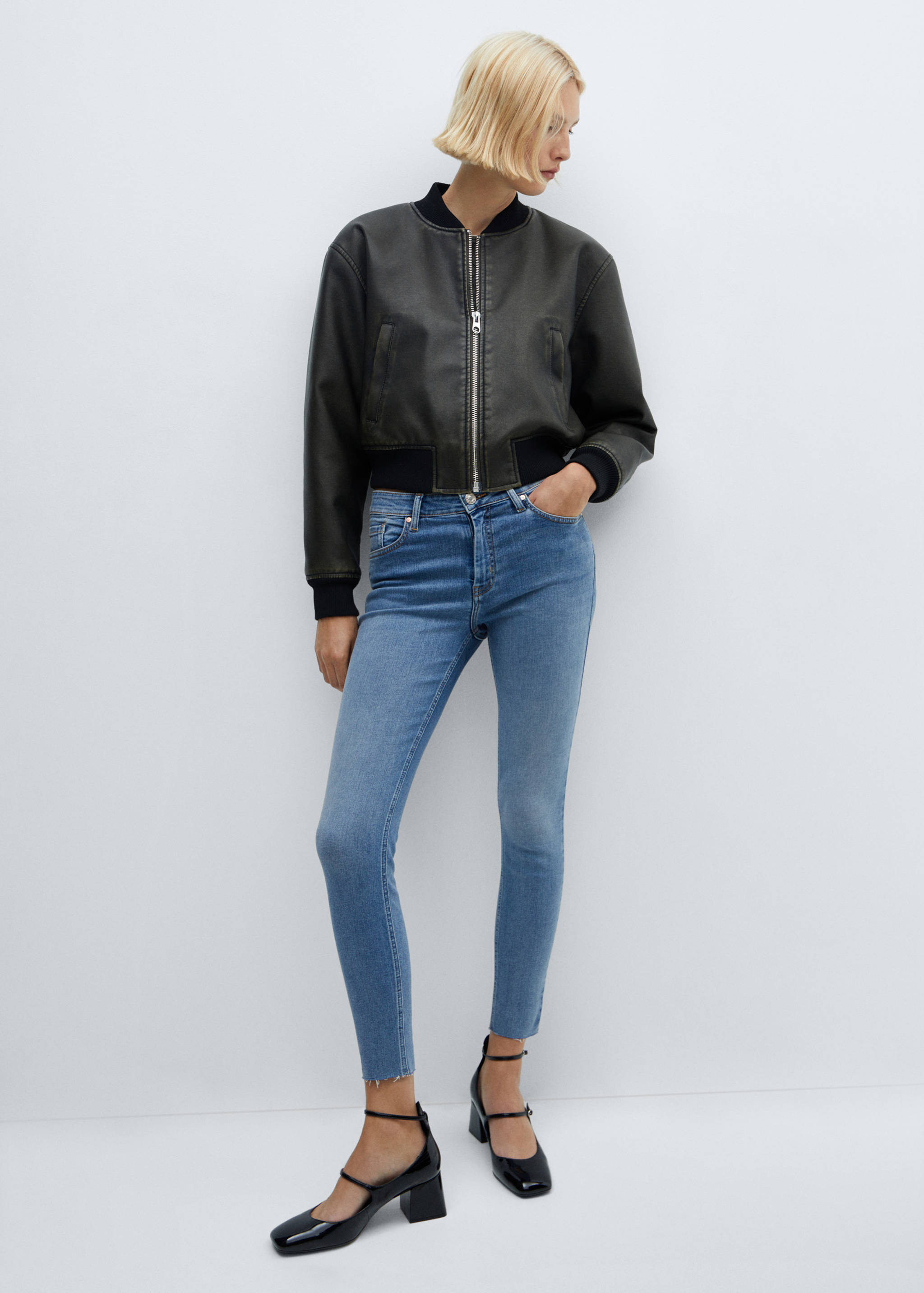 Skinny cropped jeans - General plane
