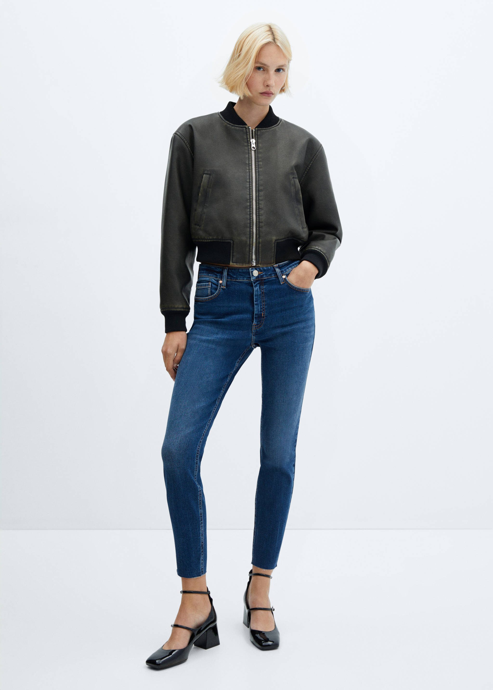 Skinny cropped jeans - General plane