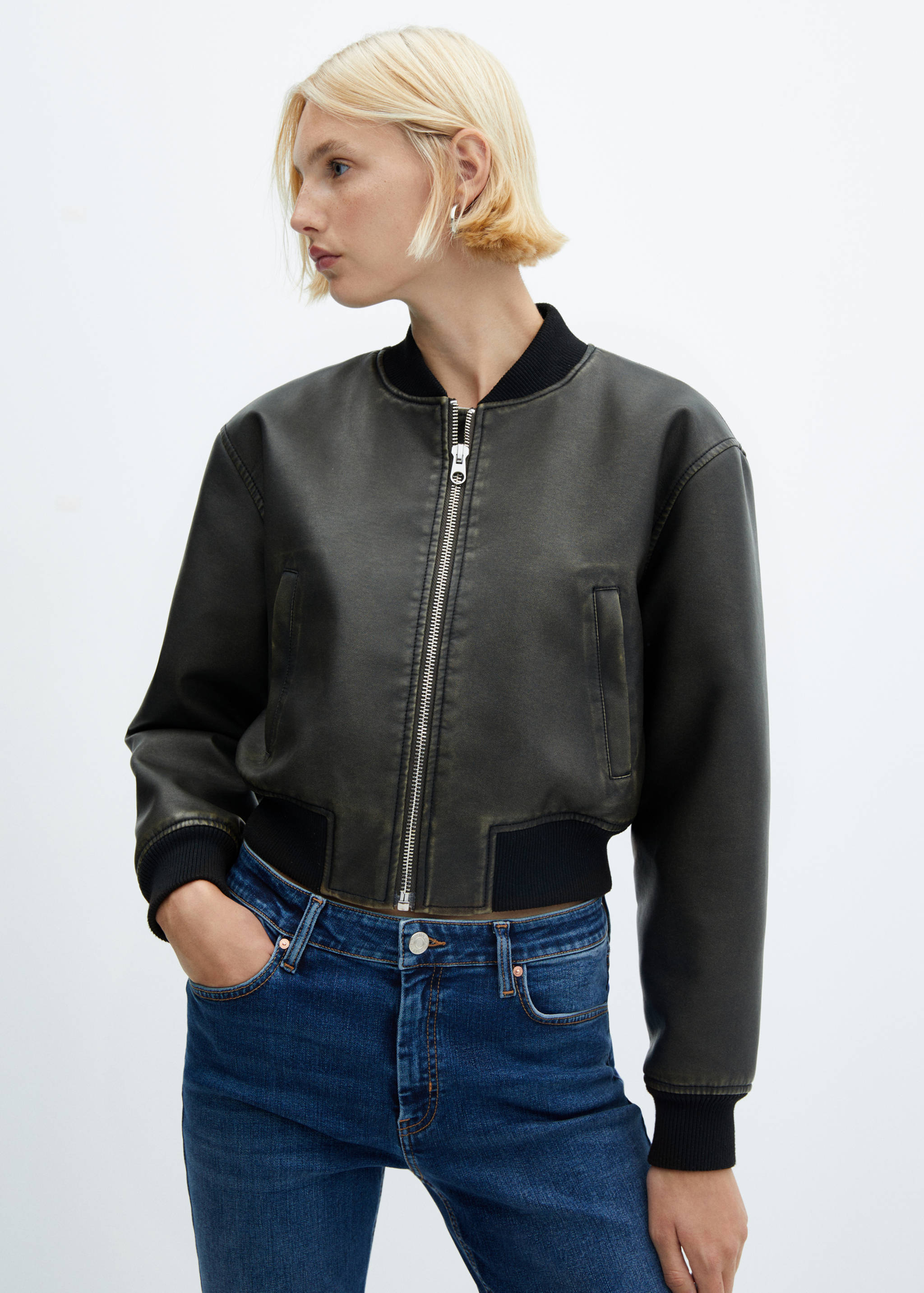 Skinny cropped jeans - Details of the article 1