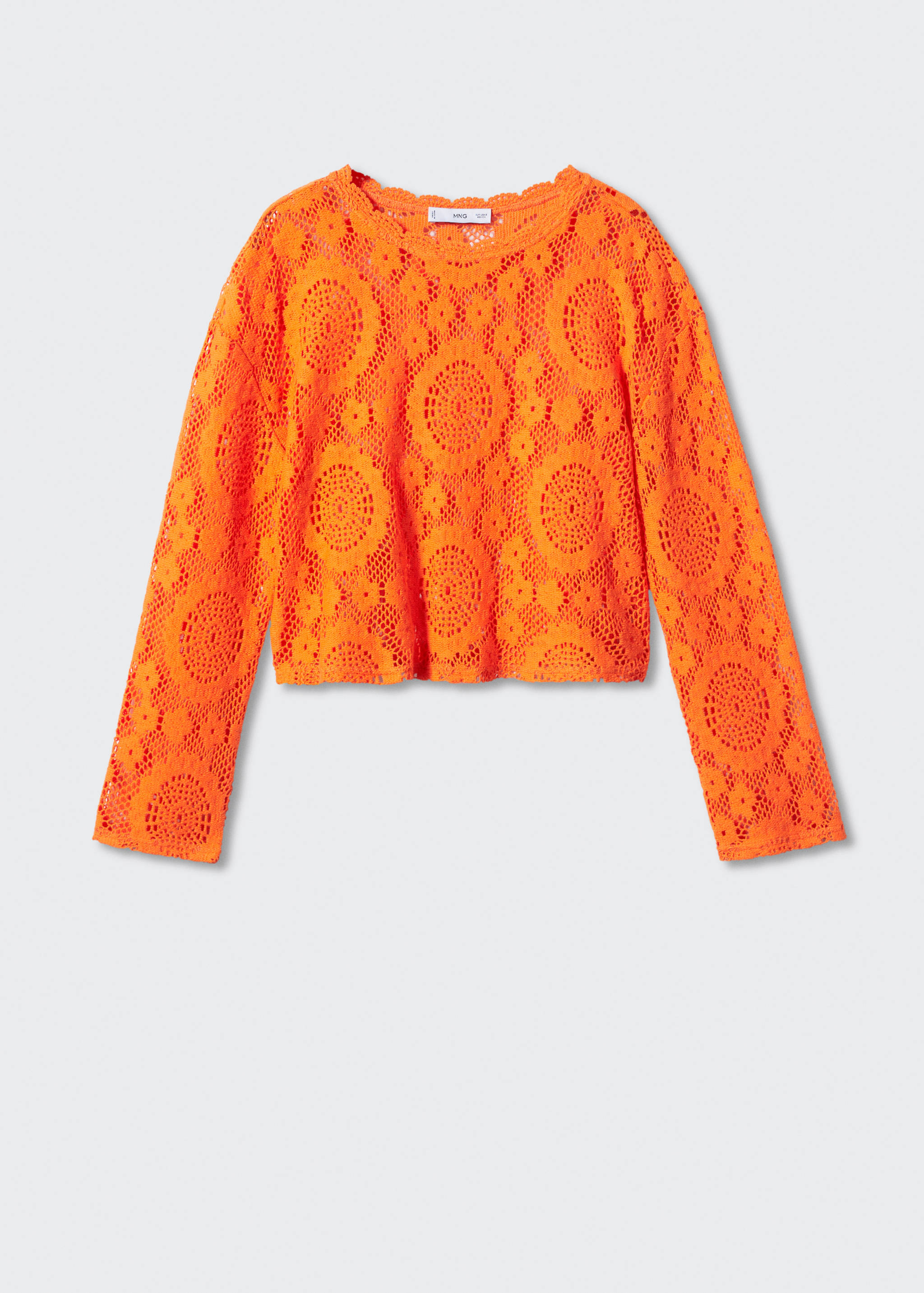 T-shirt broderies ajourées - Article sans modèle