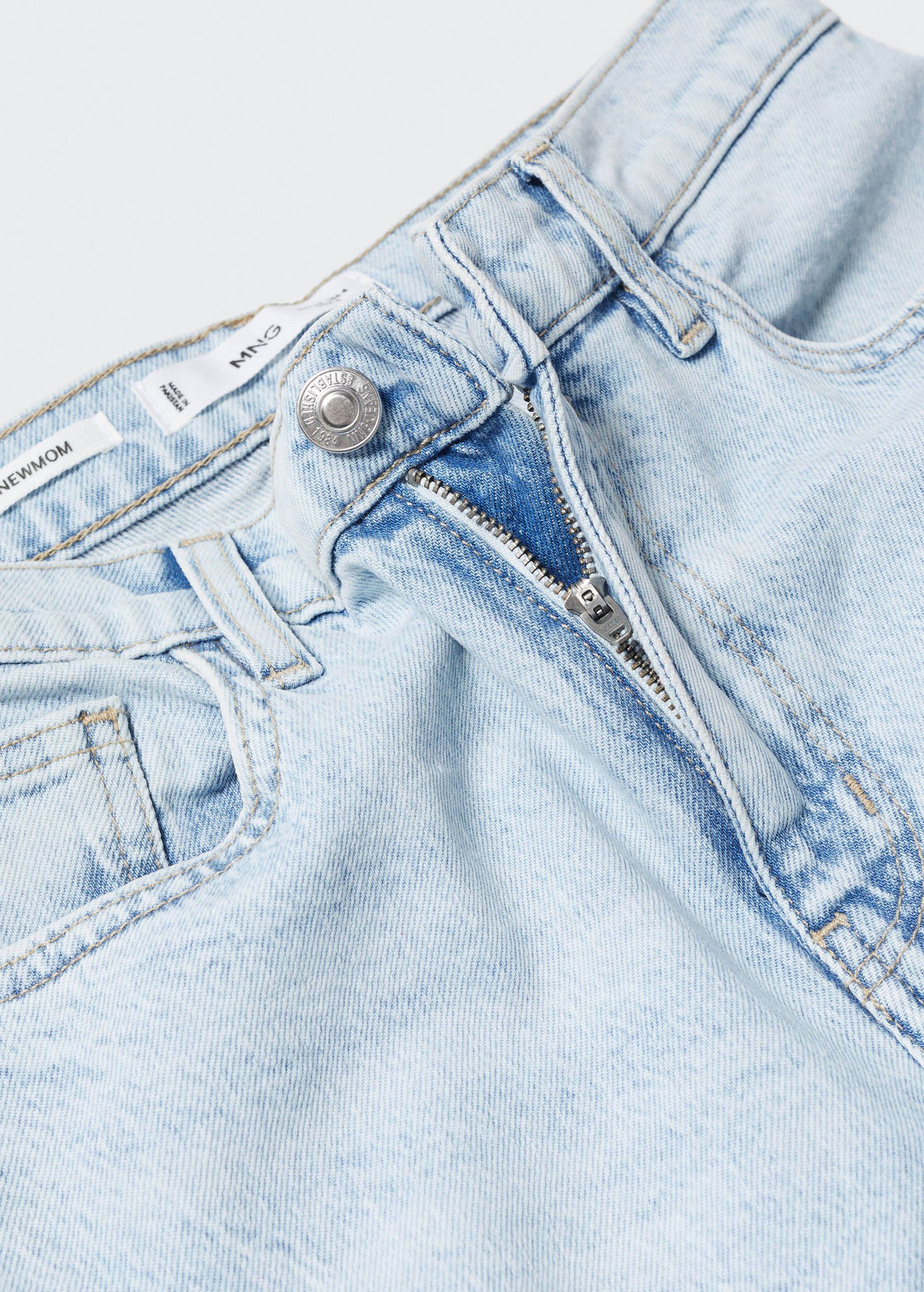 Jeans Newmom confort tiro alto - Detalle del artículo 8