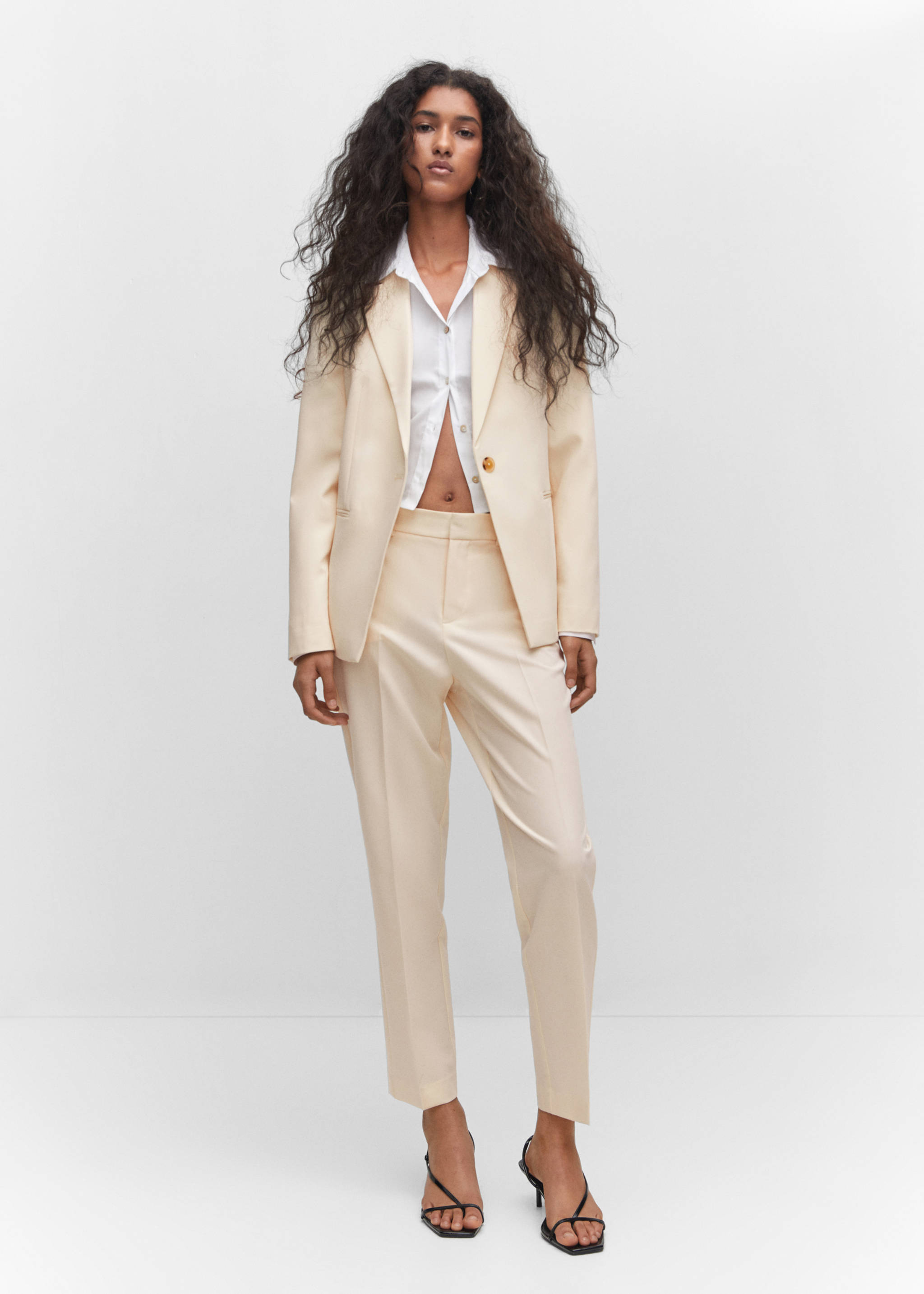 Fitted essential suit jacket - General plane