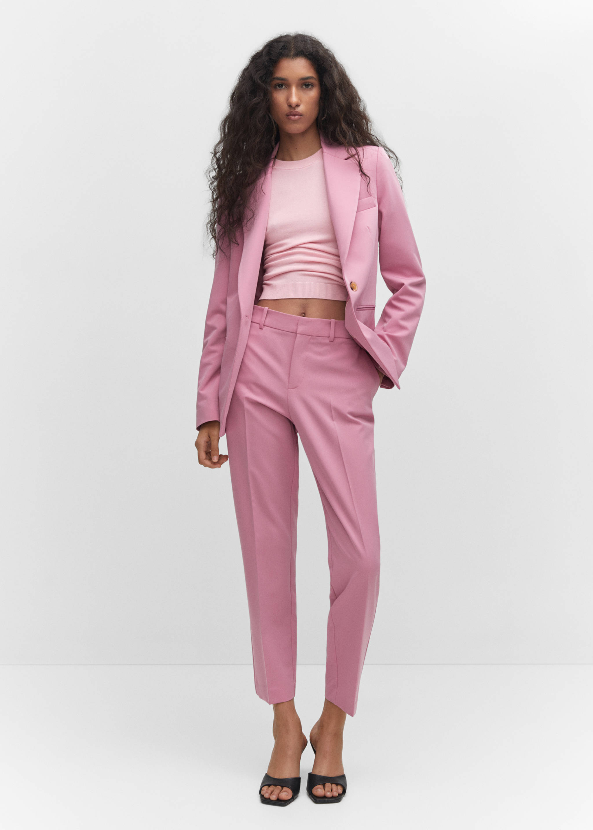 Fitted essential suit jacket - General plane