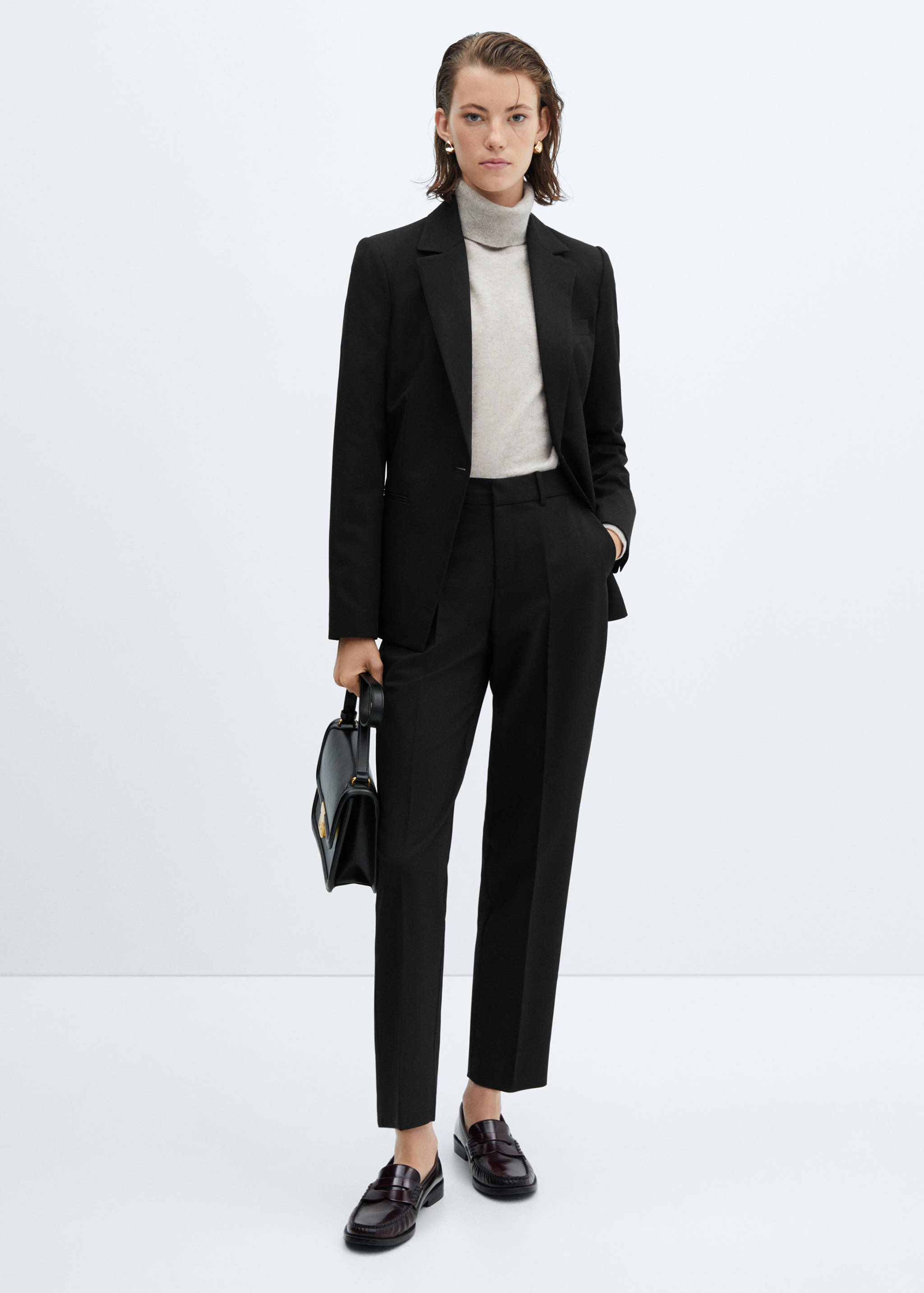 Fitted essential suit jacket - General plane