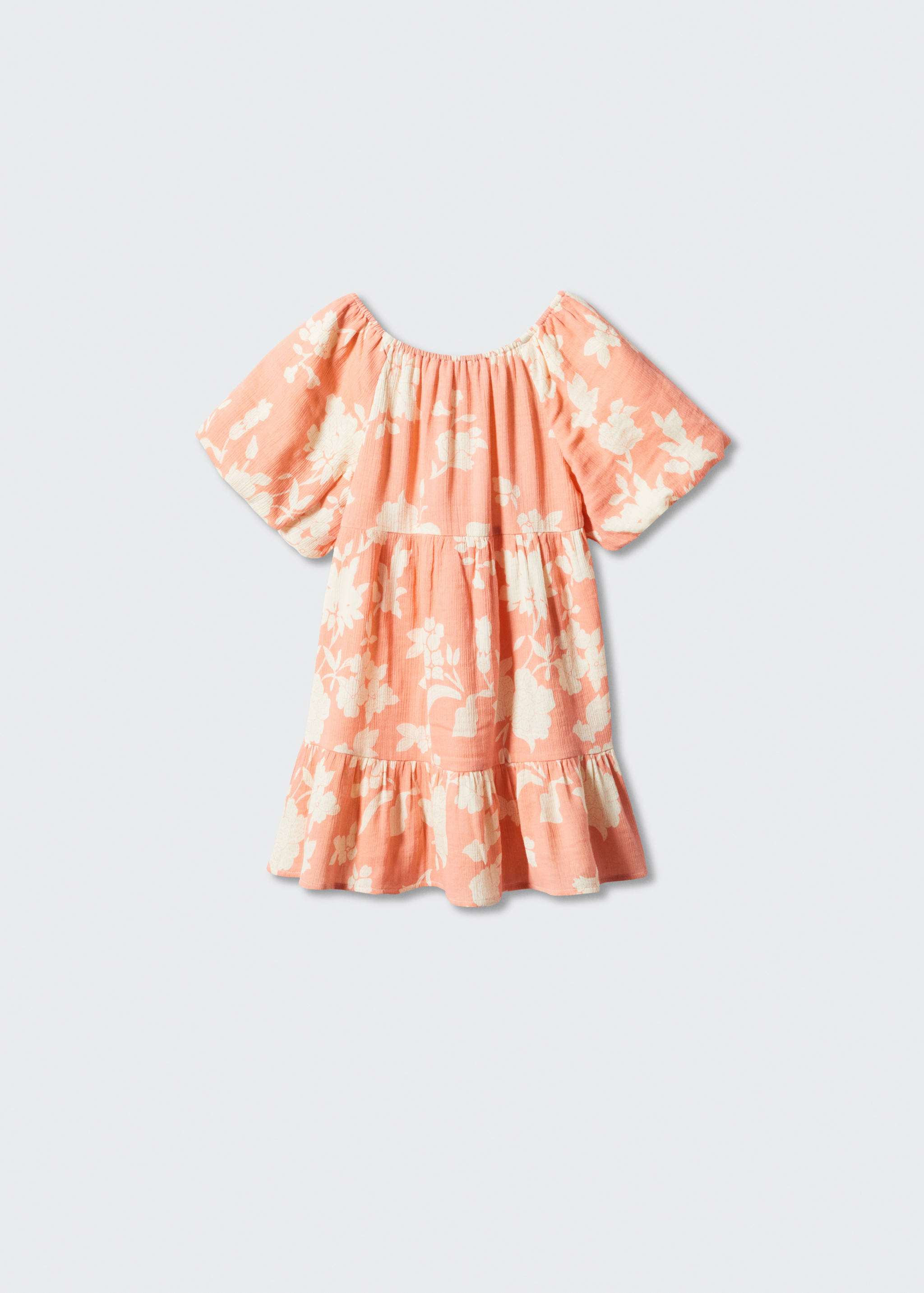 Pleated ruffle dress - Reverse of the article