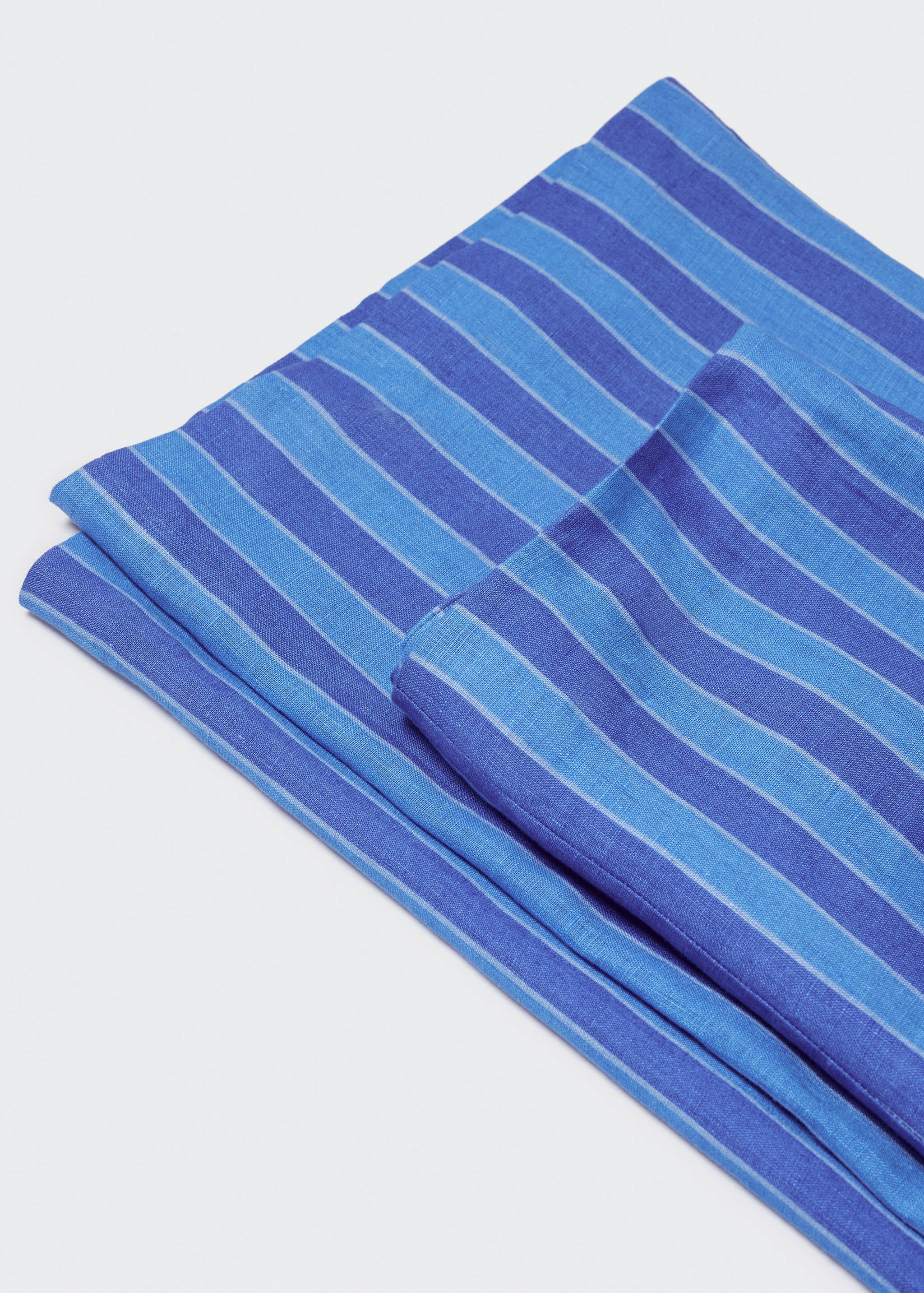 Льняные брюки в полоску - Деталь изделия 8