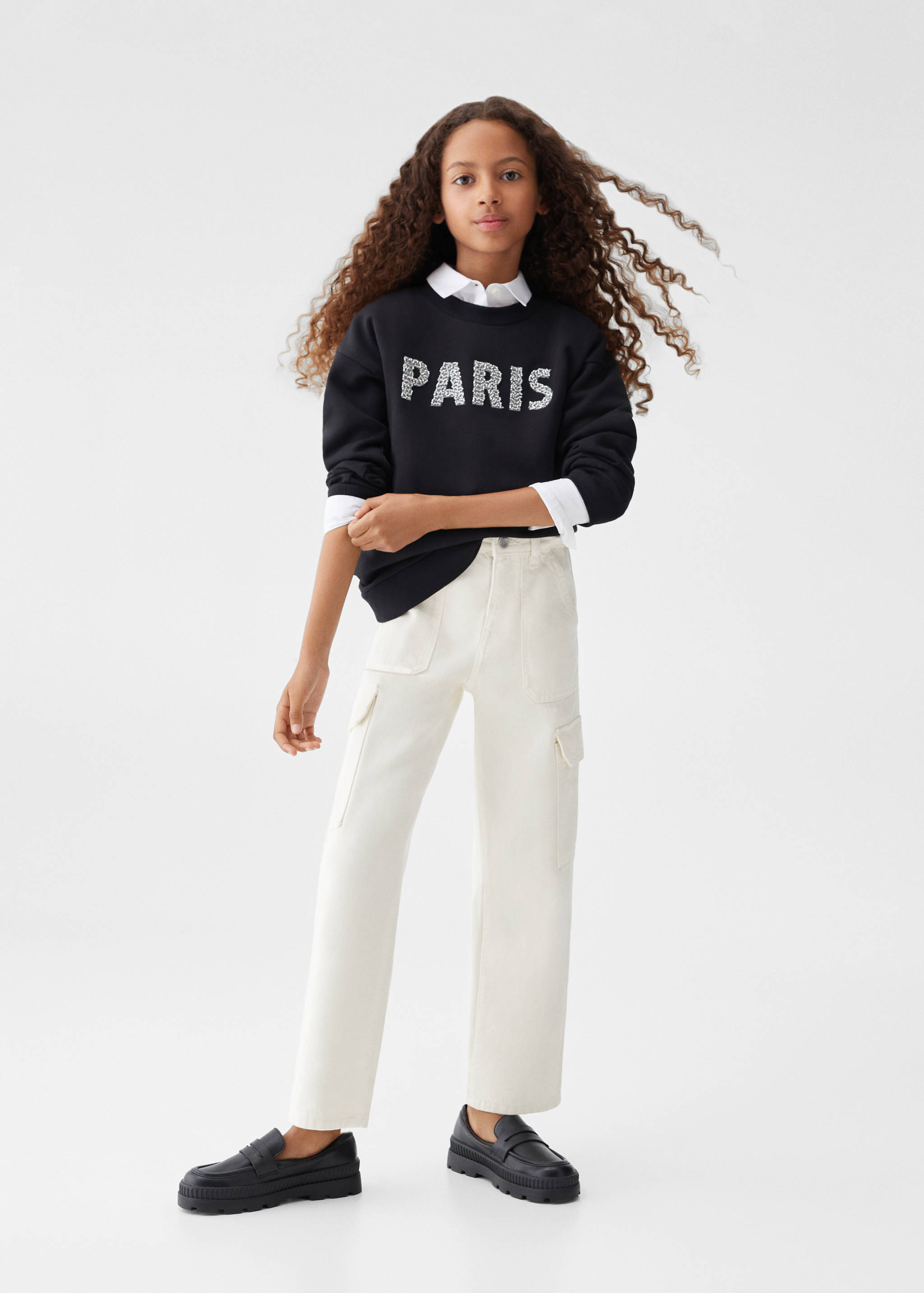 Pantalón cargo algodón - Plano general