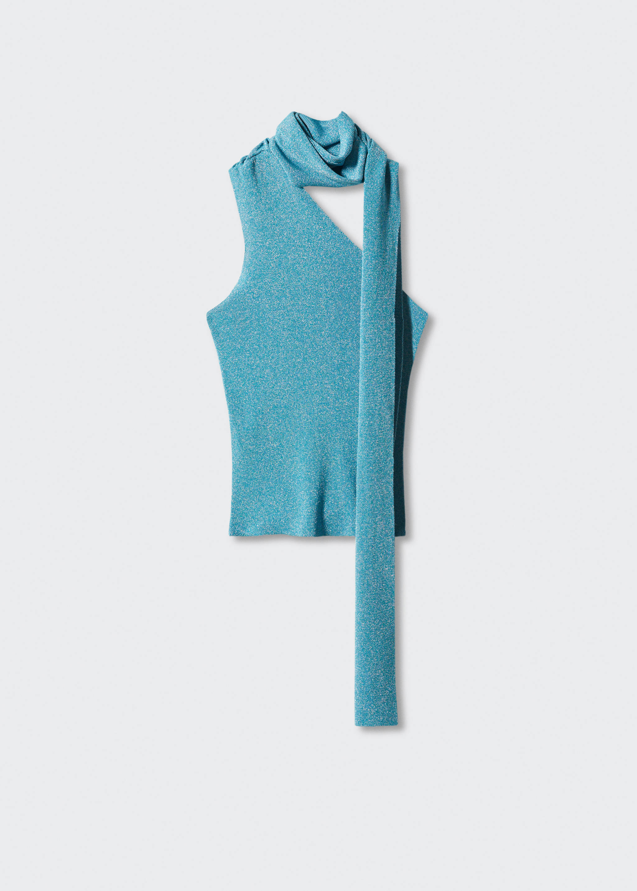 Top asymétrique Lurex - Article sans modèle
