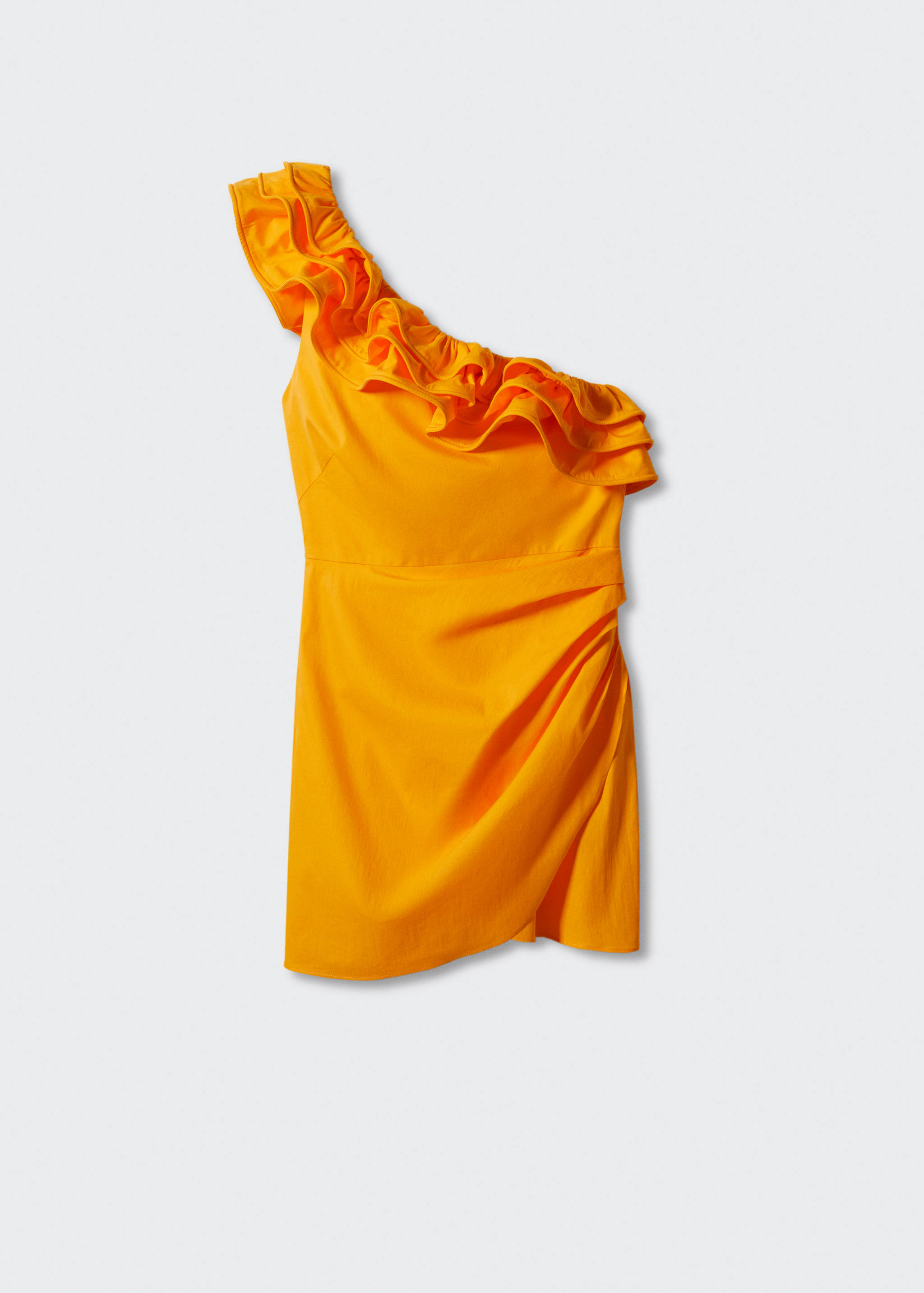 Robe asymétrique volants - Article sans modèle