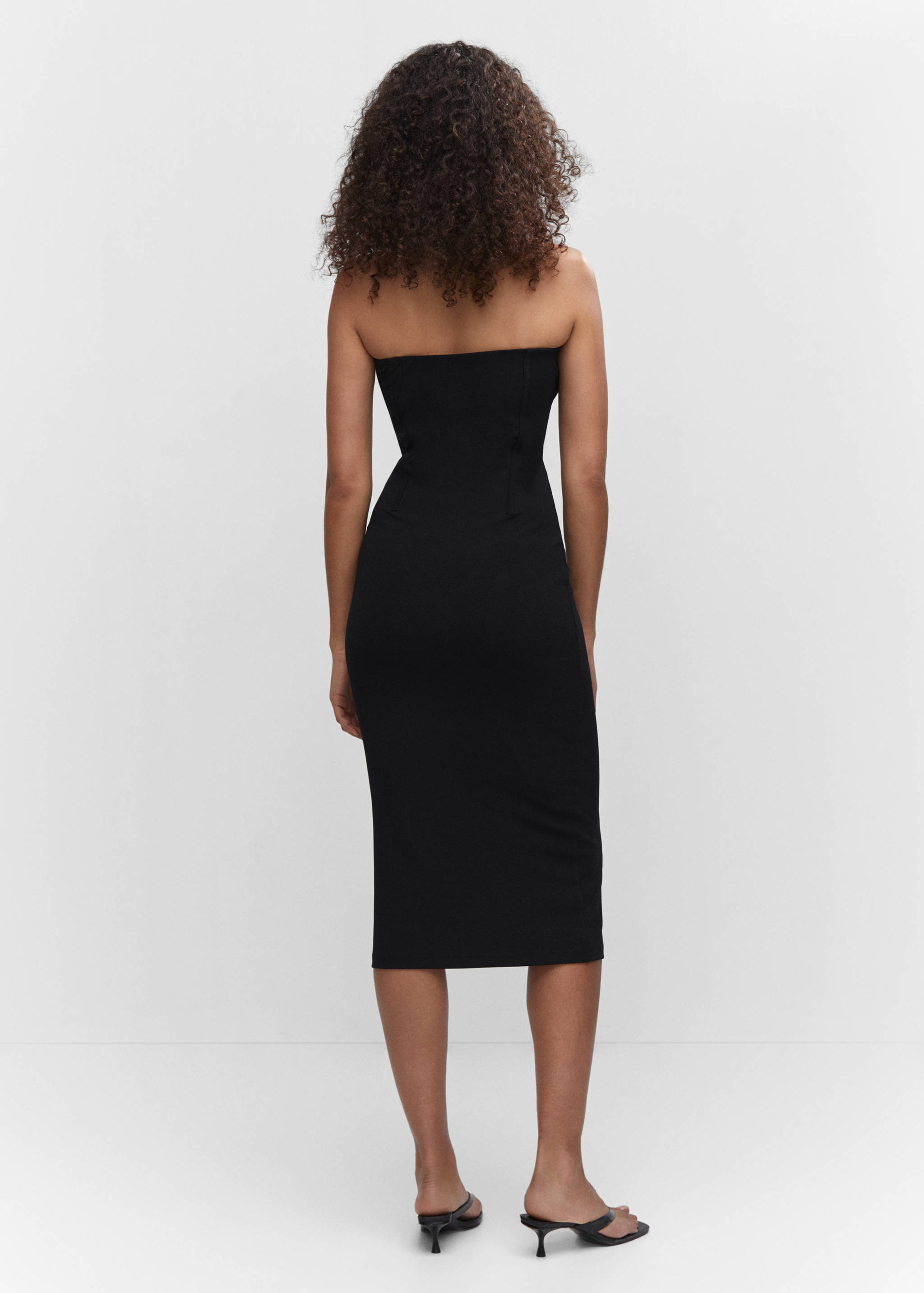 Vestit sense tirants - Revers de l'article