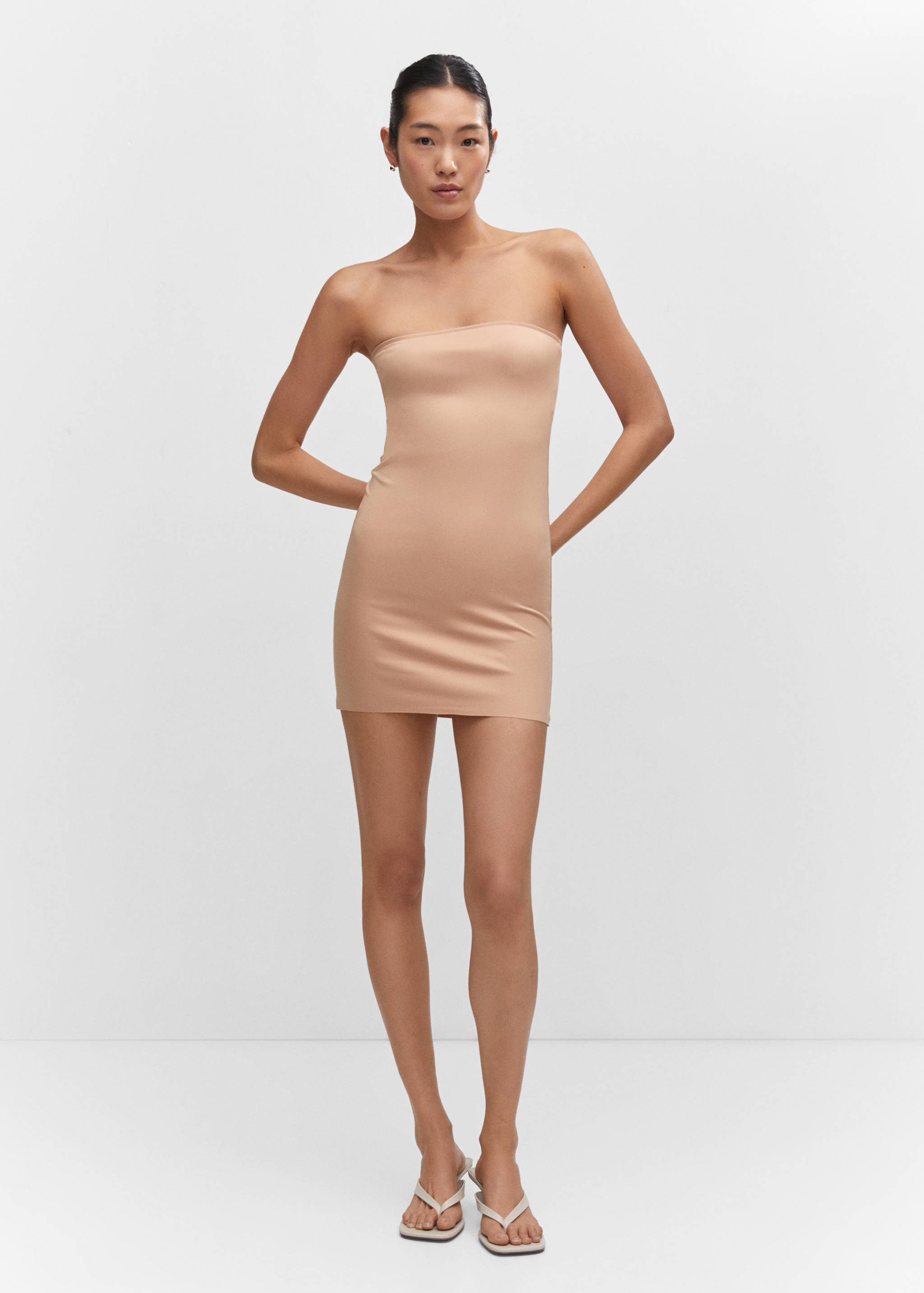 Seamless strapless dress - General plane
