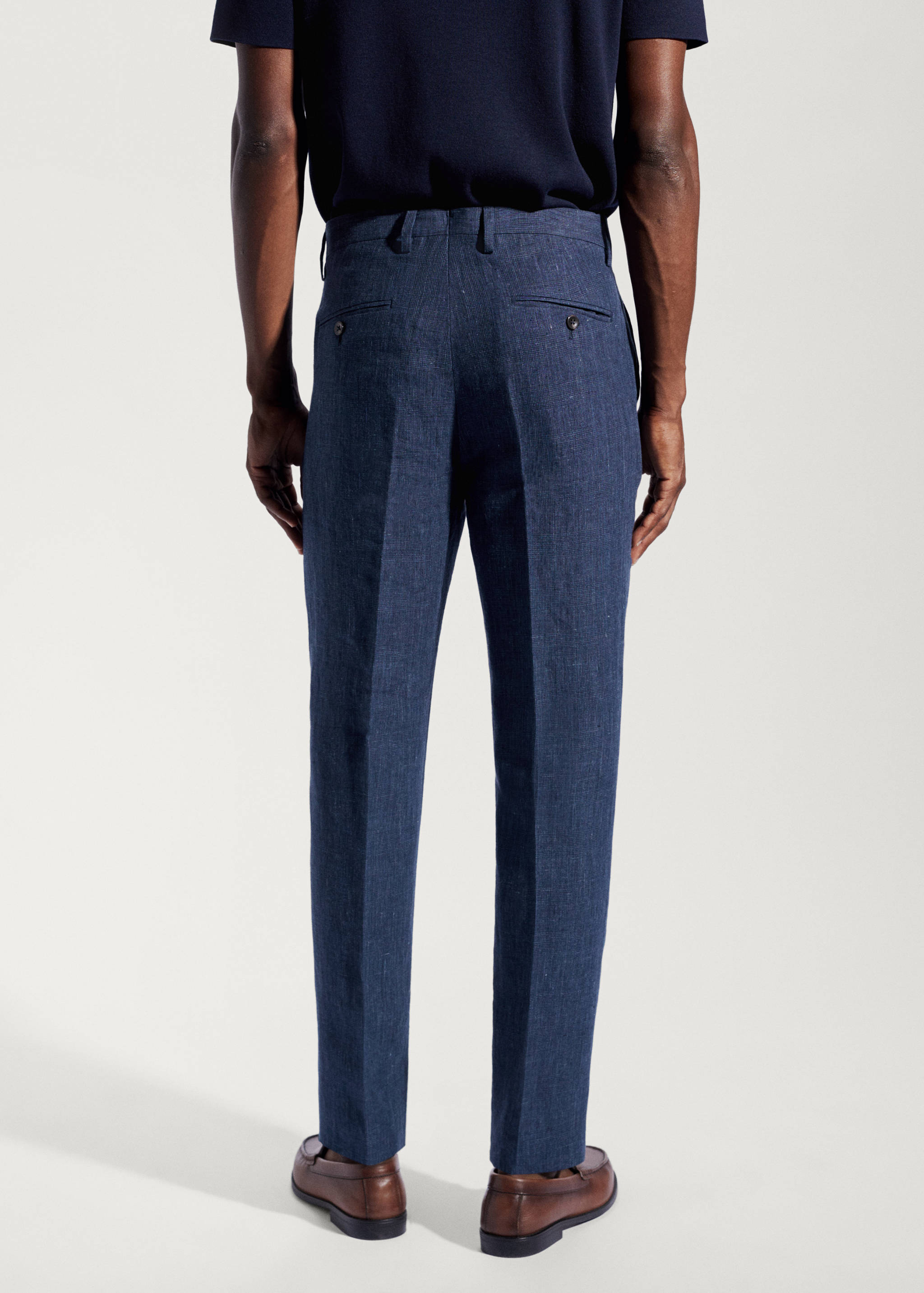 Pantalon costume 100 % lin - Verso de l’article