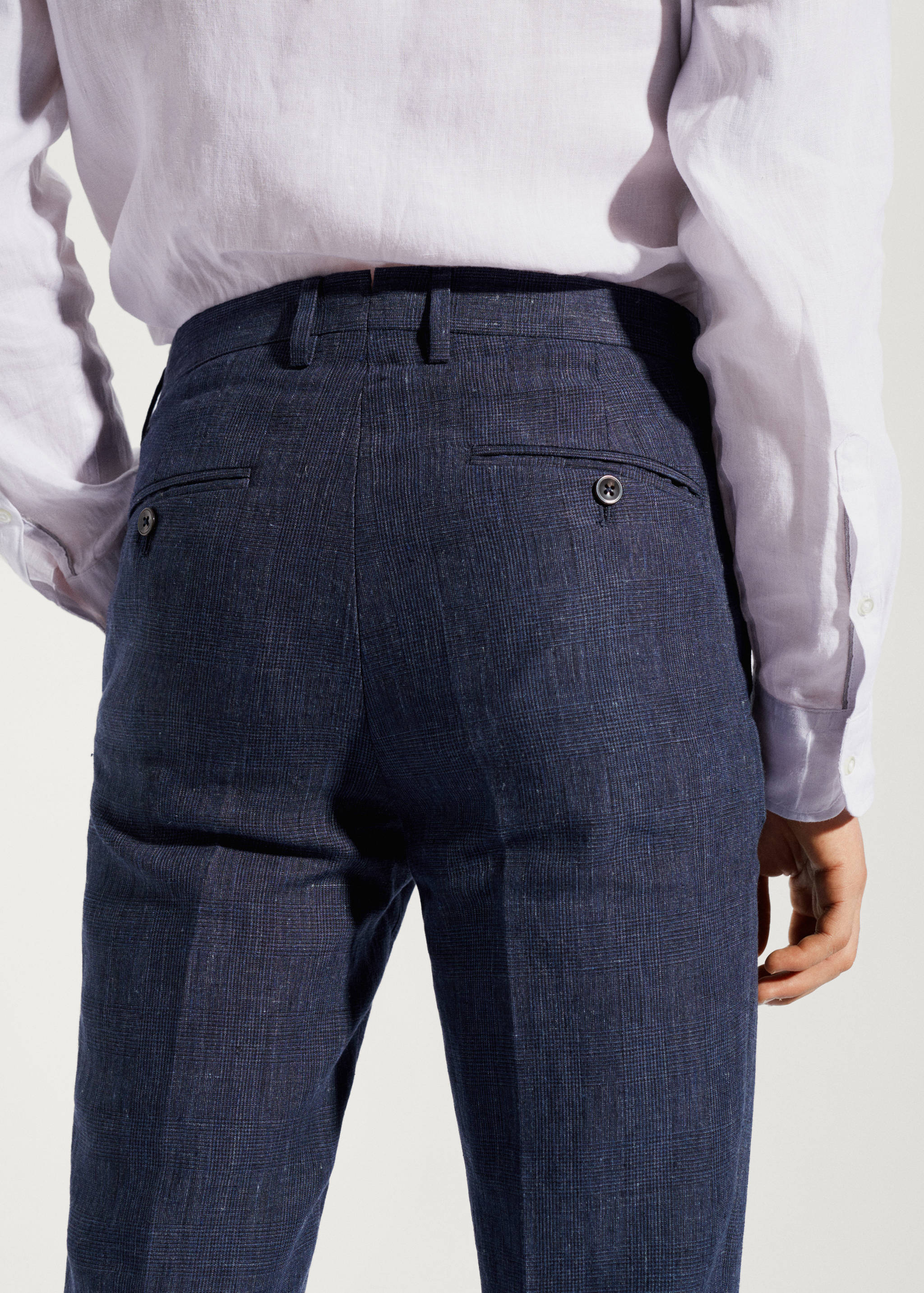 Pantalón traje 100% lino - Detalle del artículo 4
