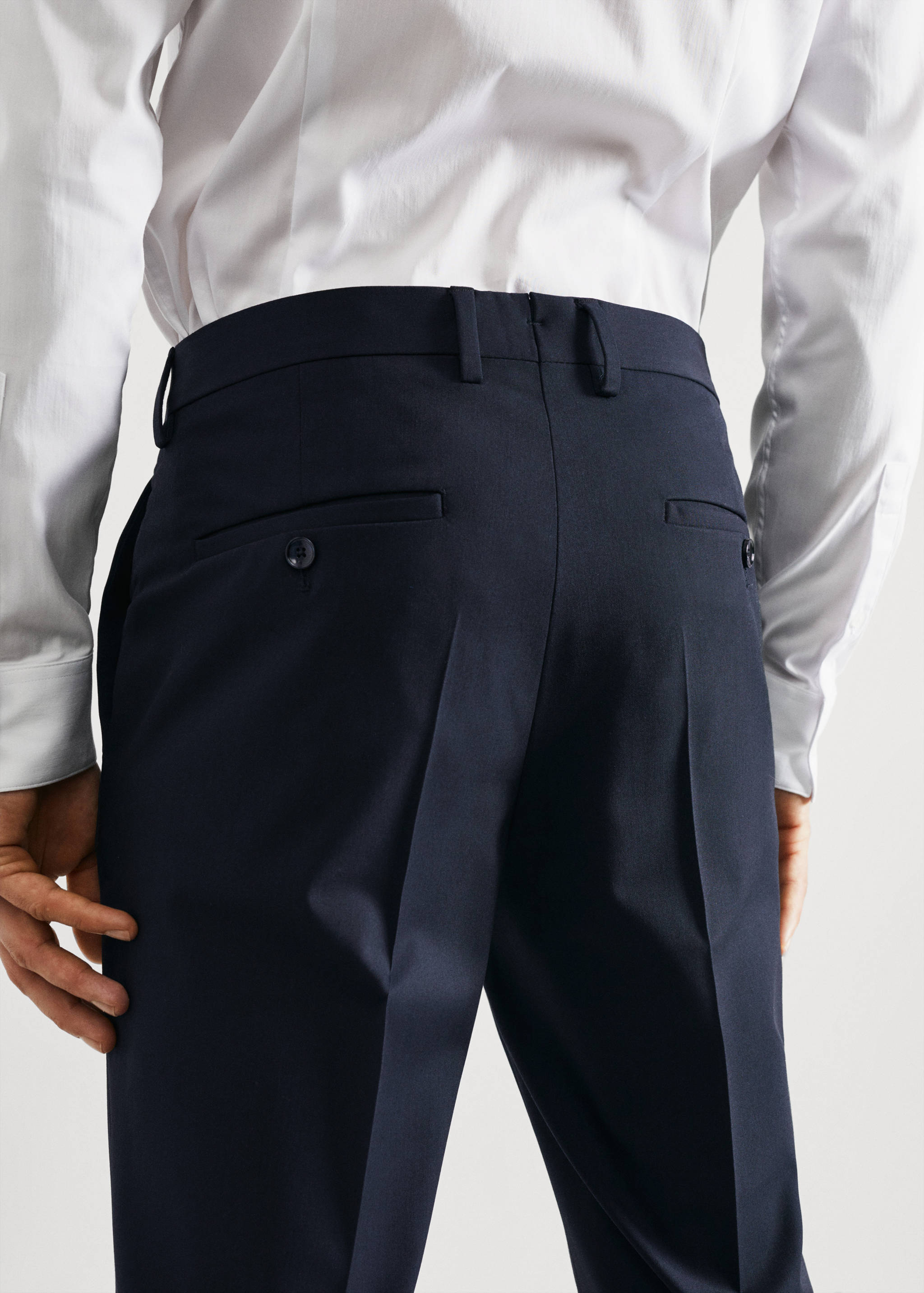 Костюмные брюки super slim fit - Деталь изделия 6