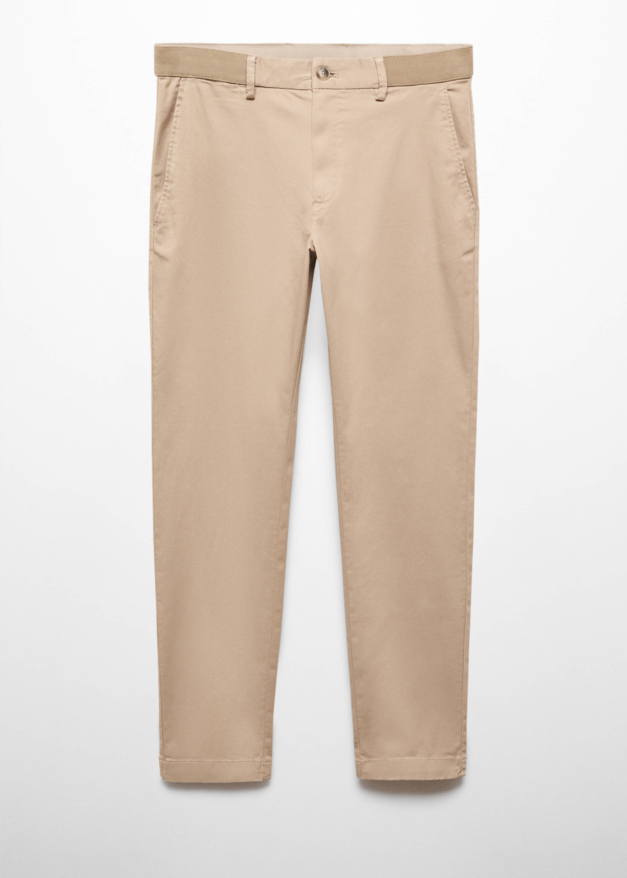 Cotton tapered crop trousers - Article without model