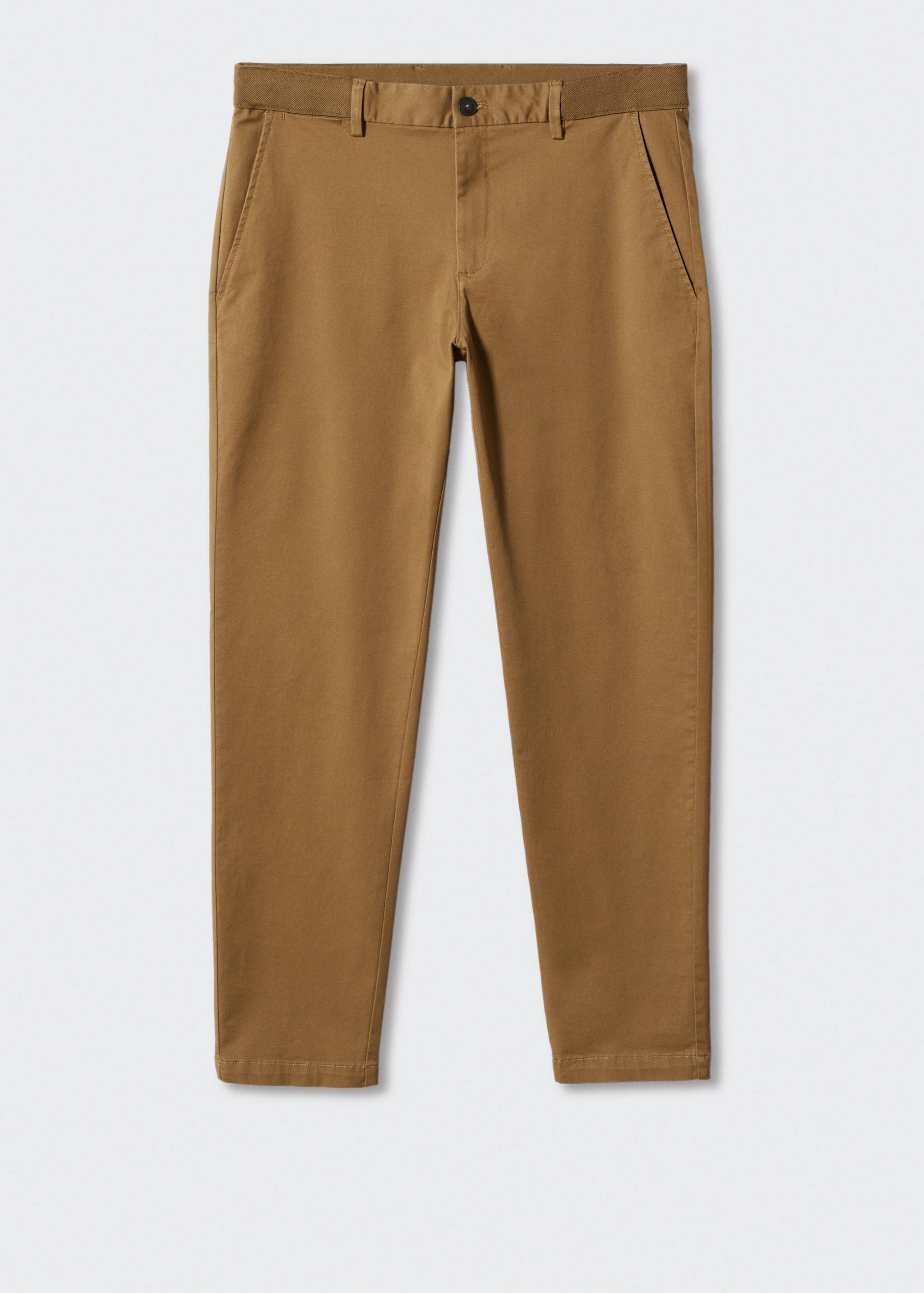 Cotton tapered crop trousers - Article without model