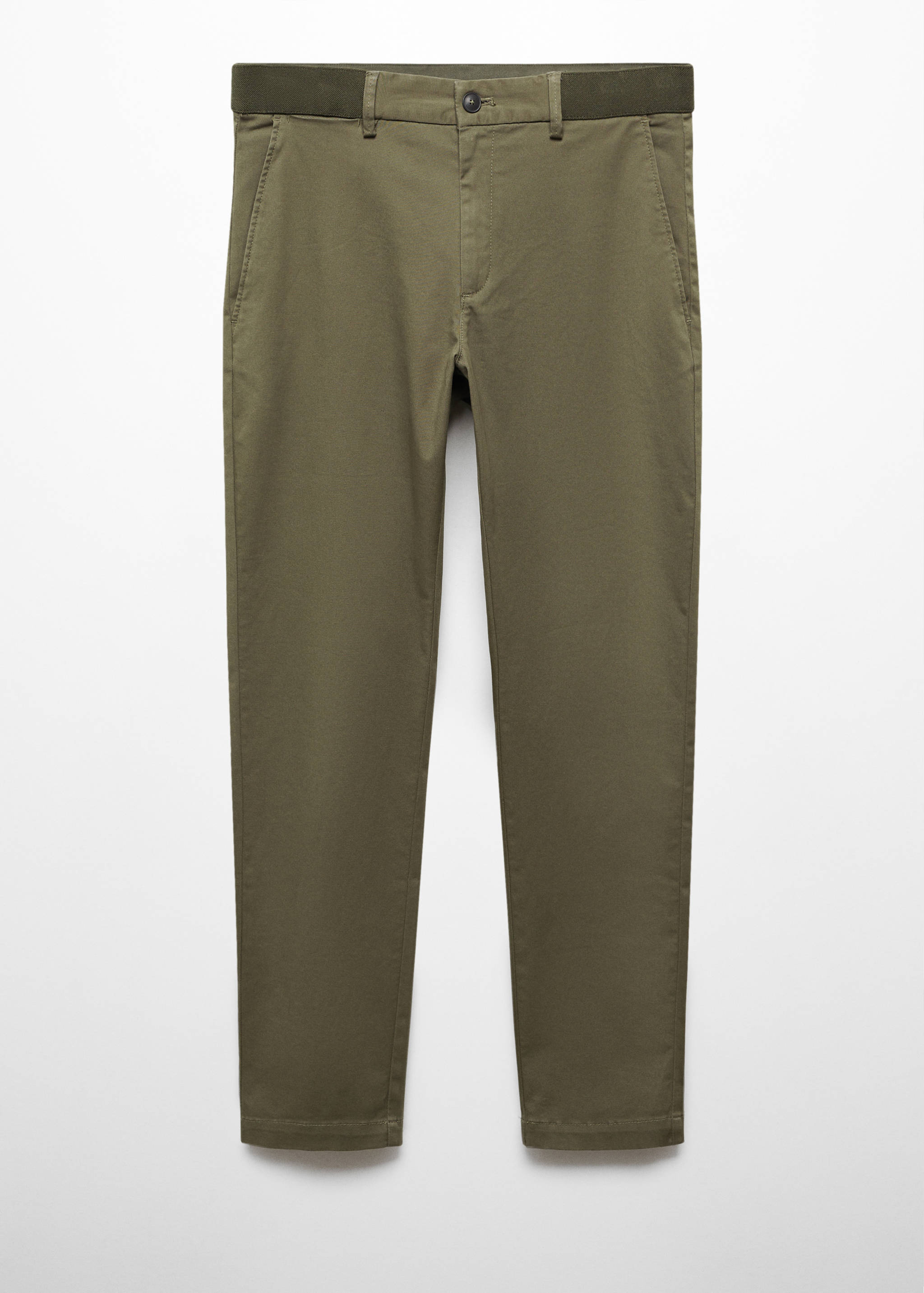 Cotton tapered crop trousers - Article without model