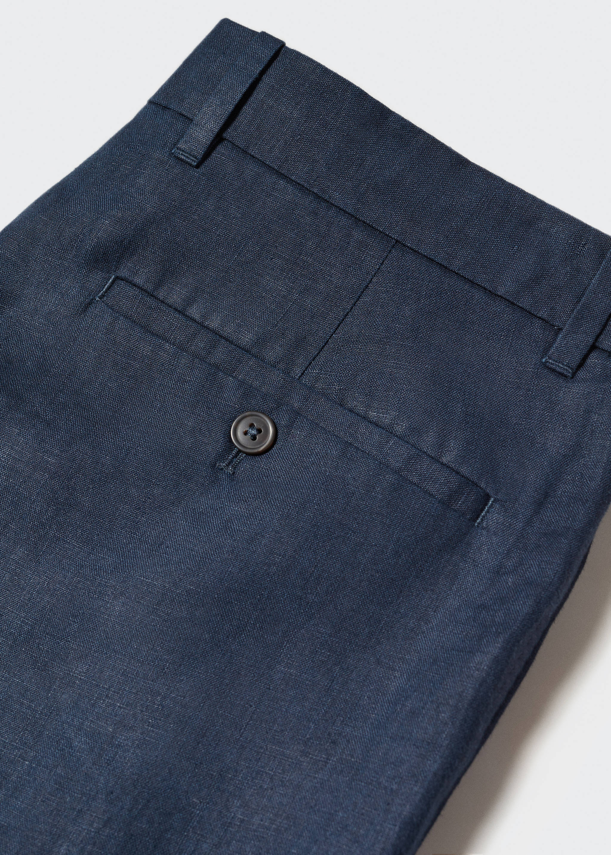 100% linen bermuda shorts - Details of the article 8
