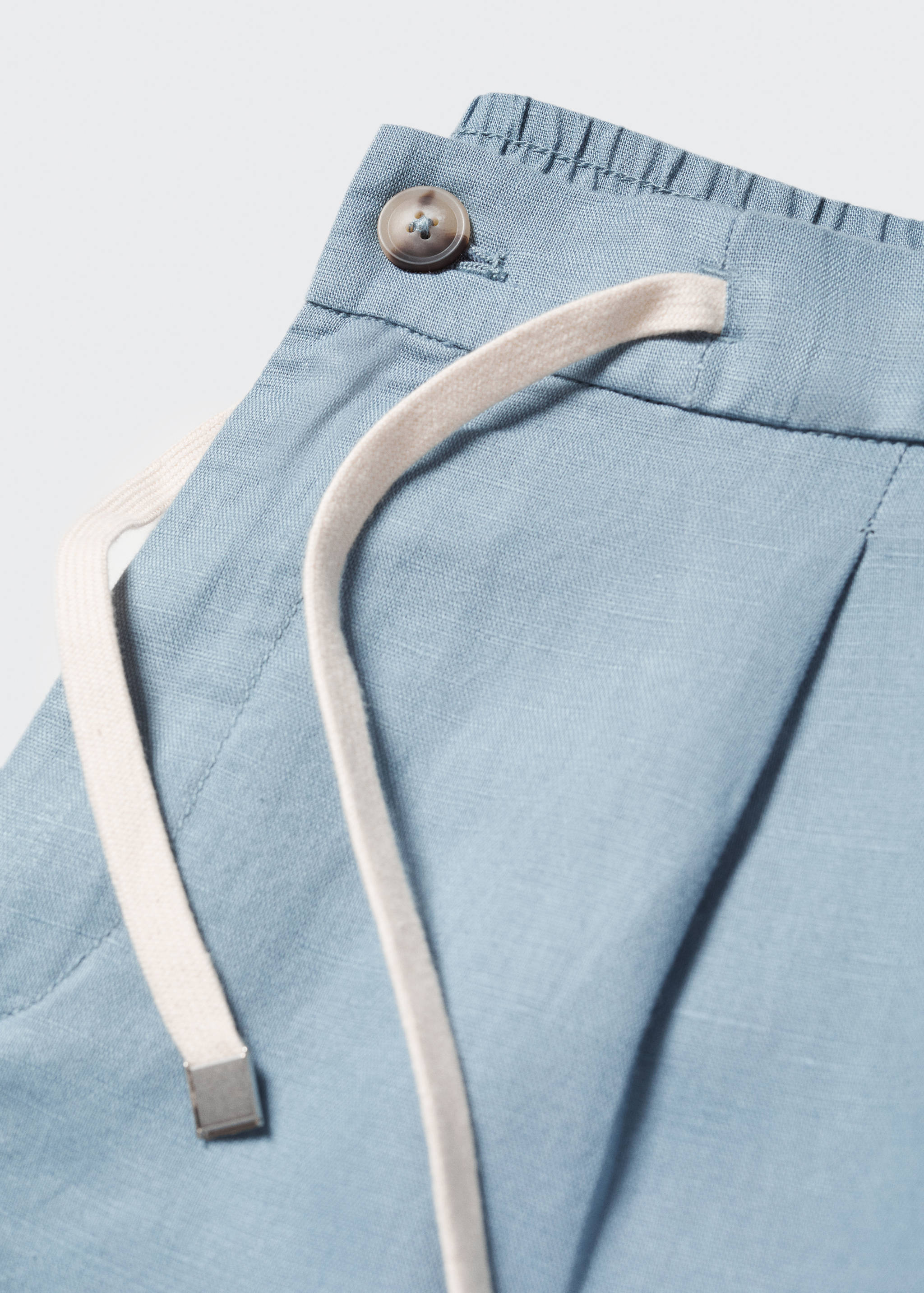 Pantalon slim fit lin cordon - Détail de l'article 8