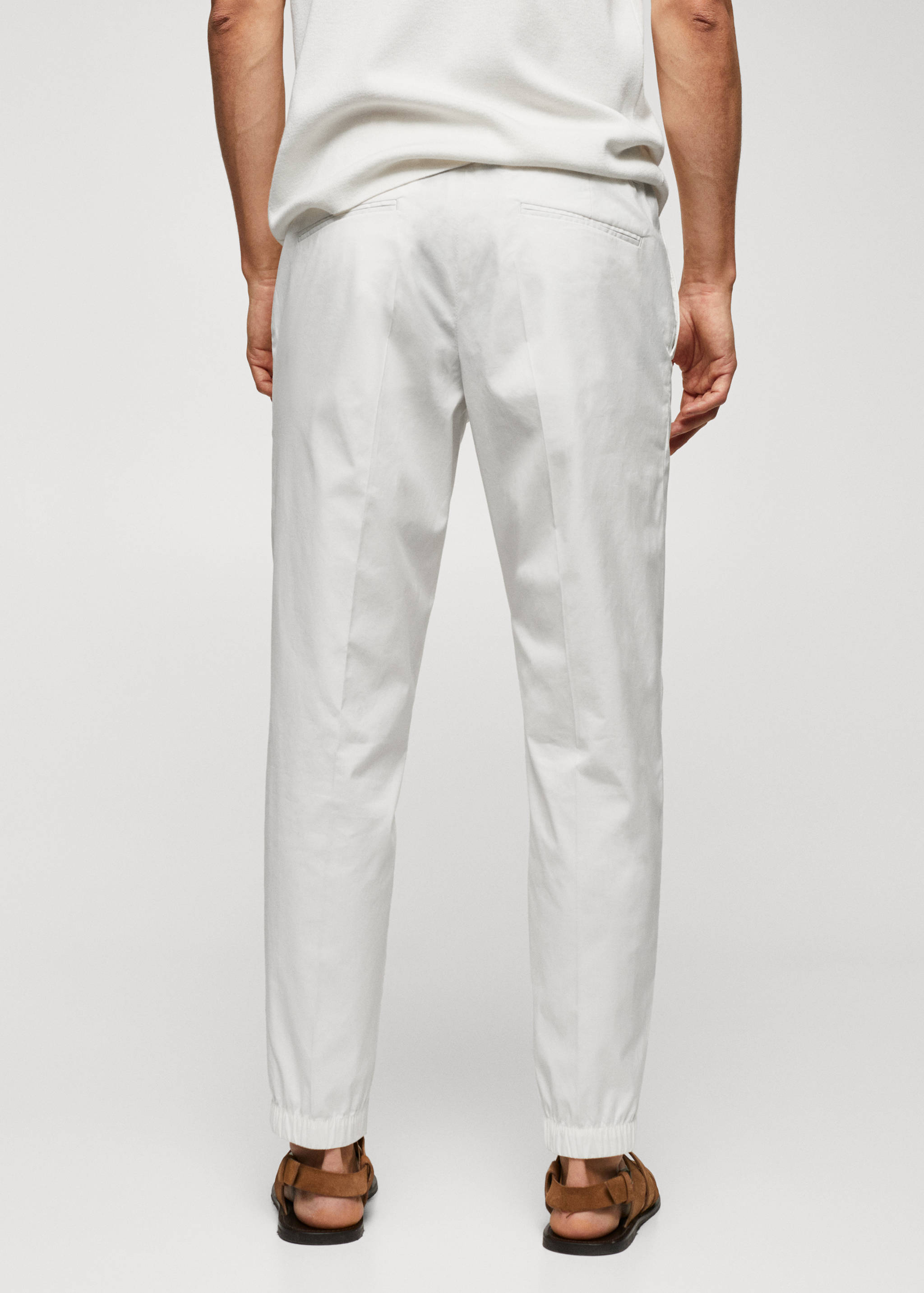 Pantalon slim fit coton - Verso de l’article