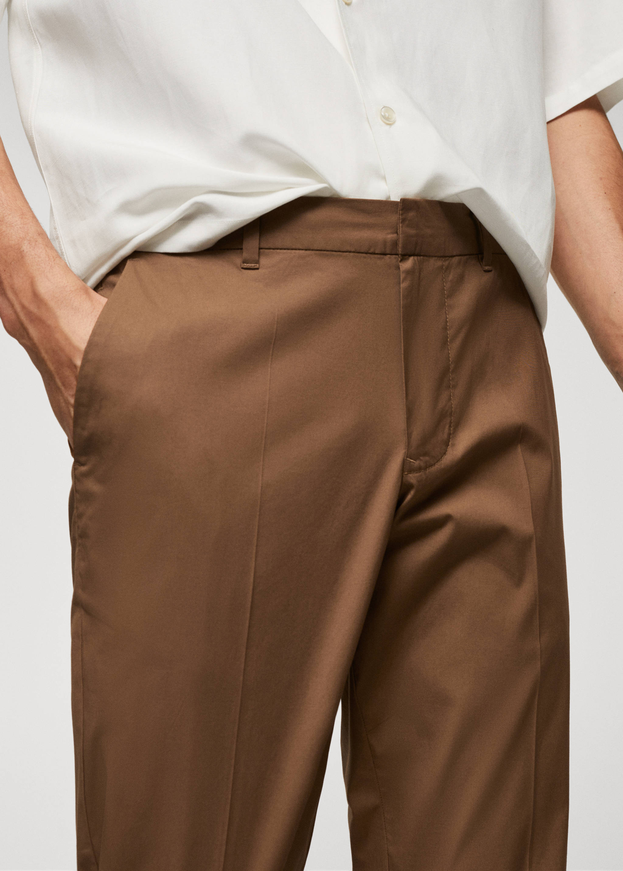 Pantalon slim fit coton - Détail de l'article 1
