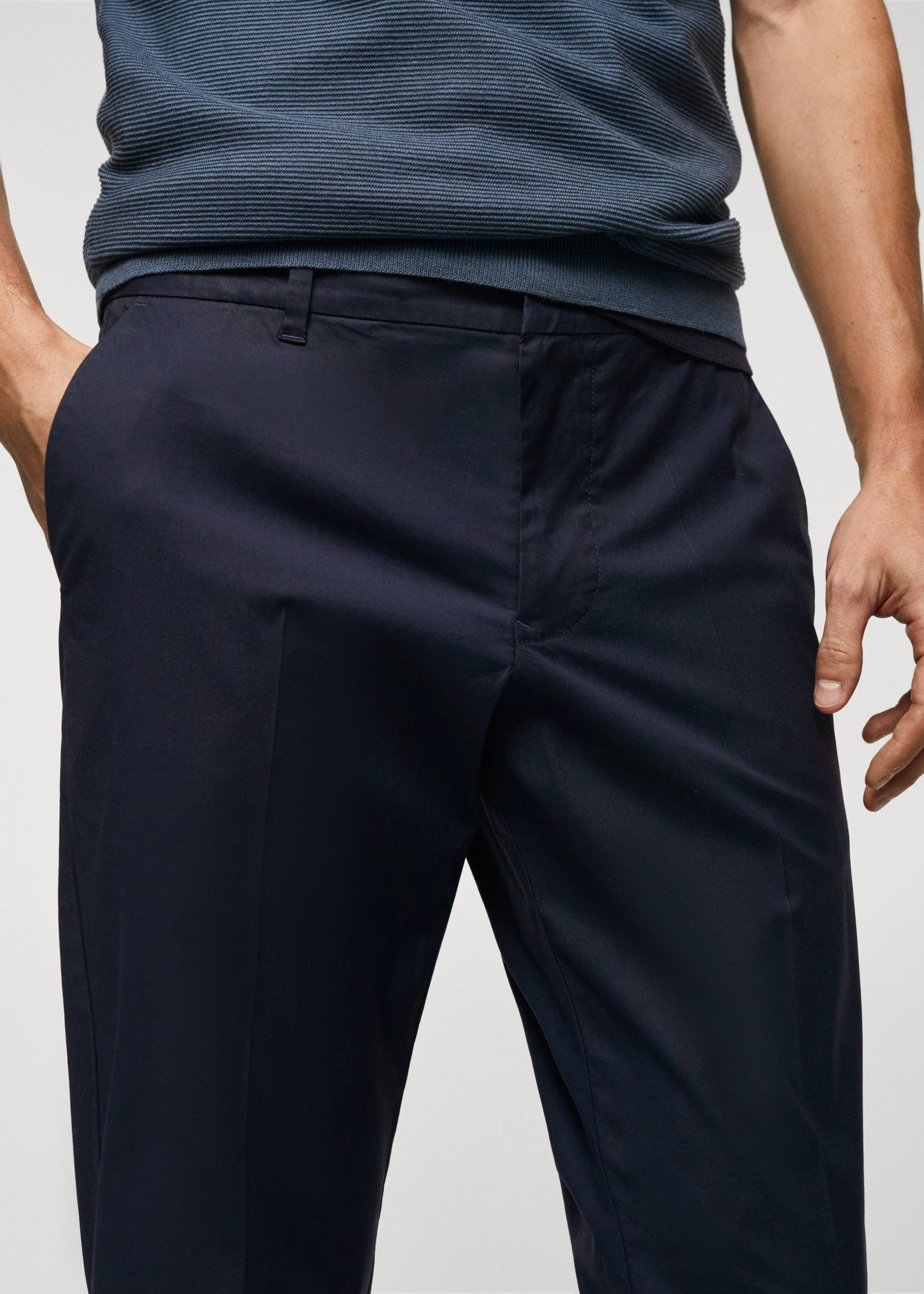 Pantalon slim fit coton - Détail de l'article 1