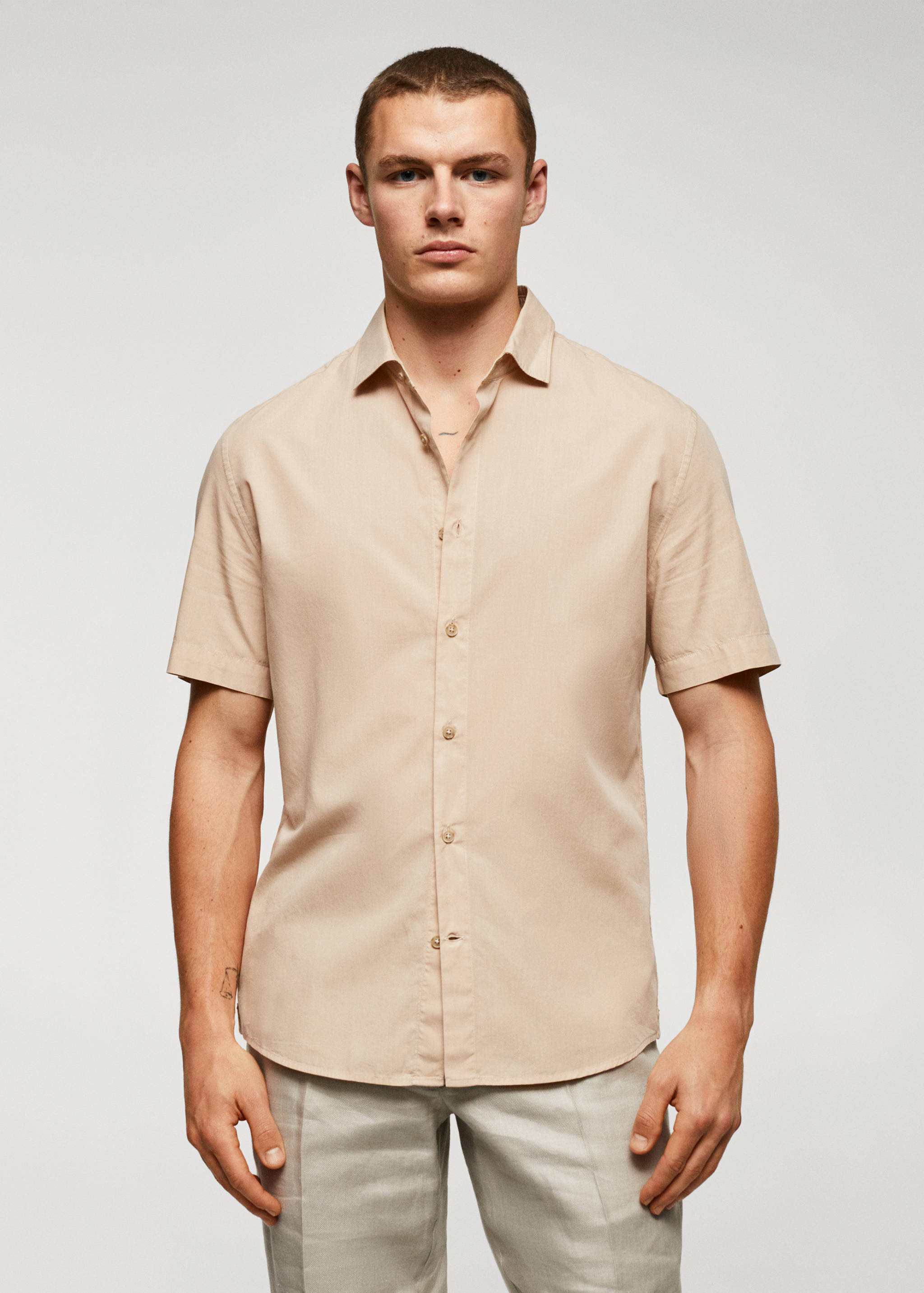 Chemise légère coton - Plan moyen