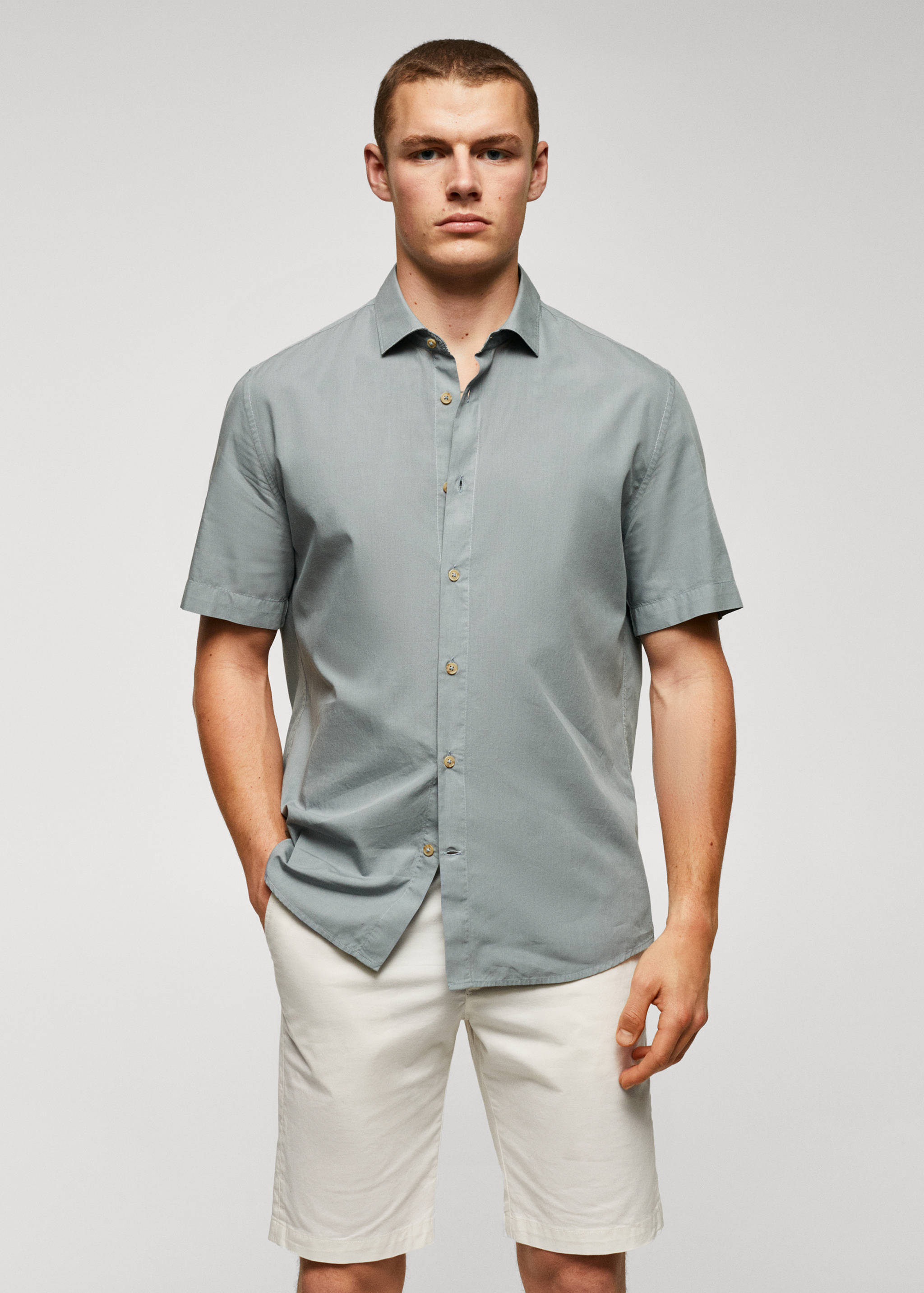 Chemise légère coton - Plan moyen