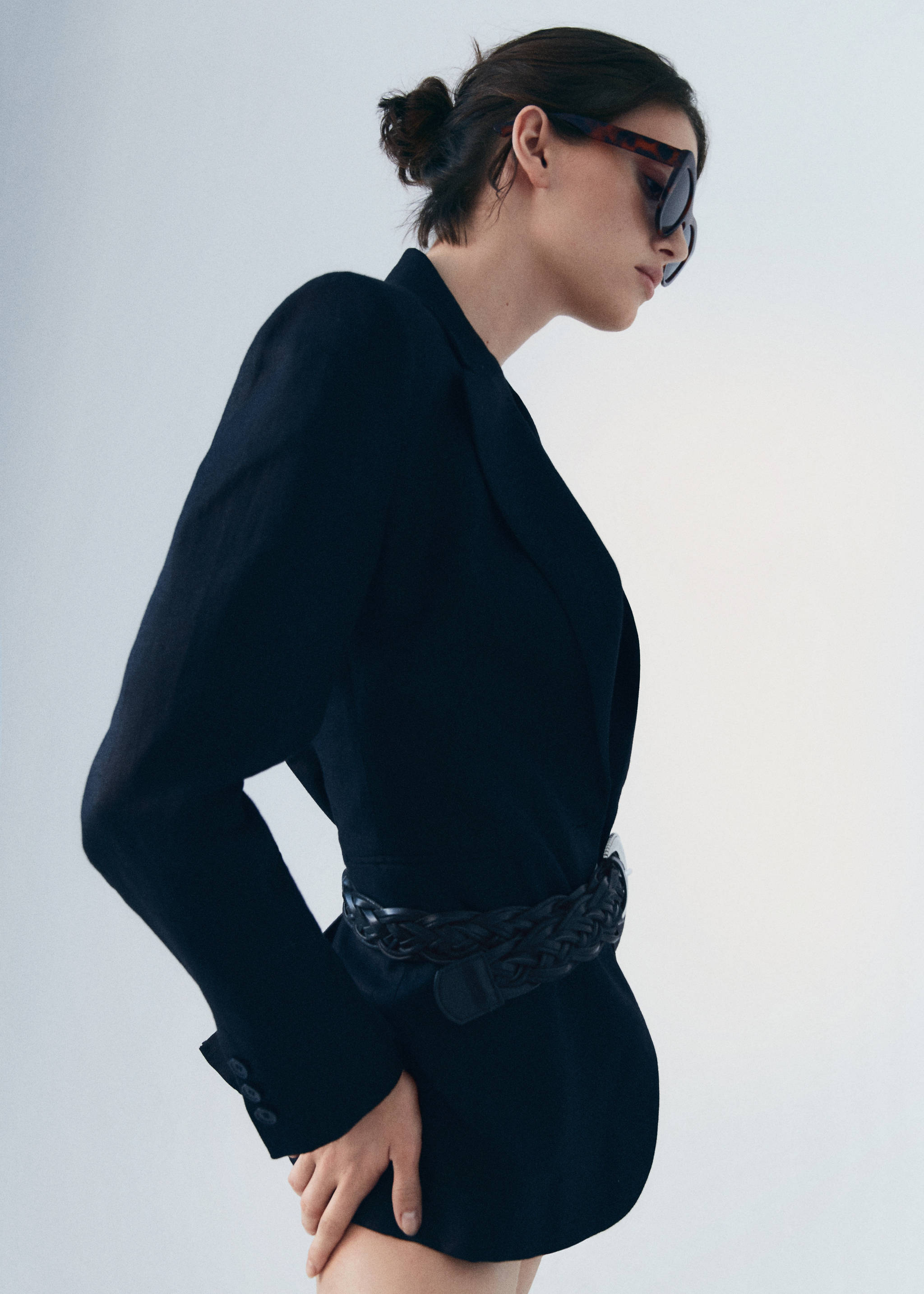 Lunettes de soleil monture carrée - Plan général