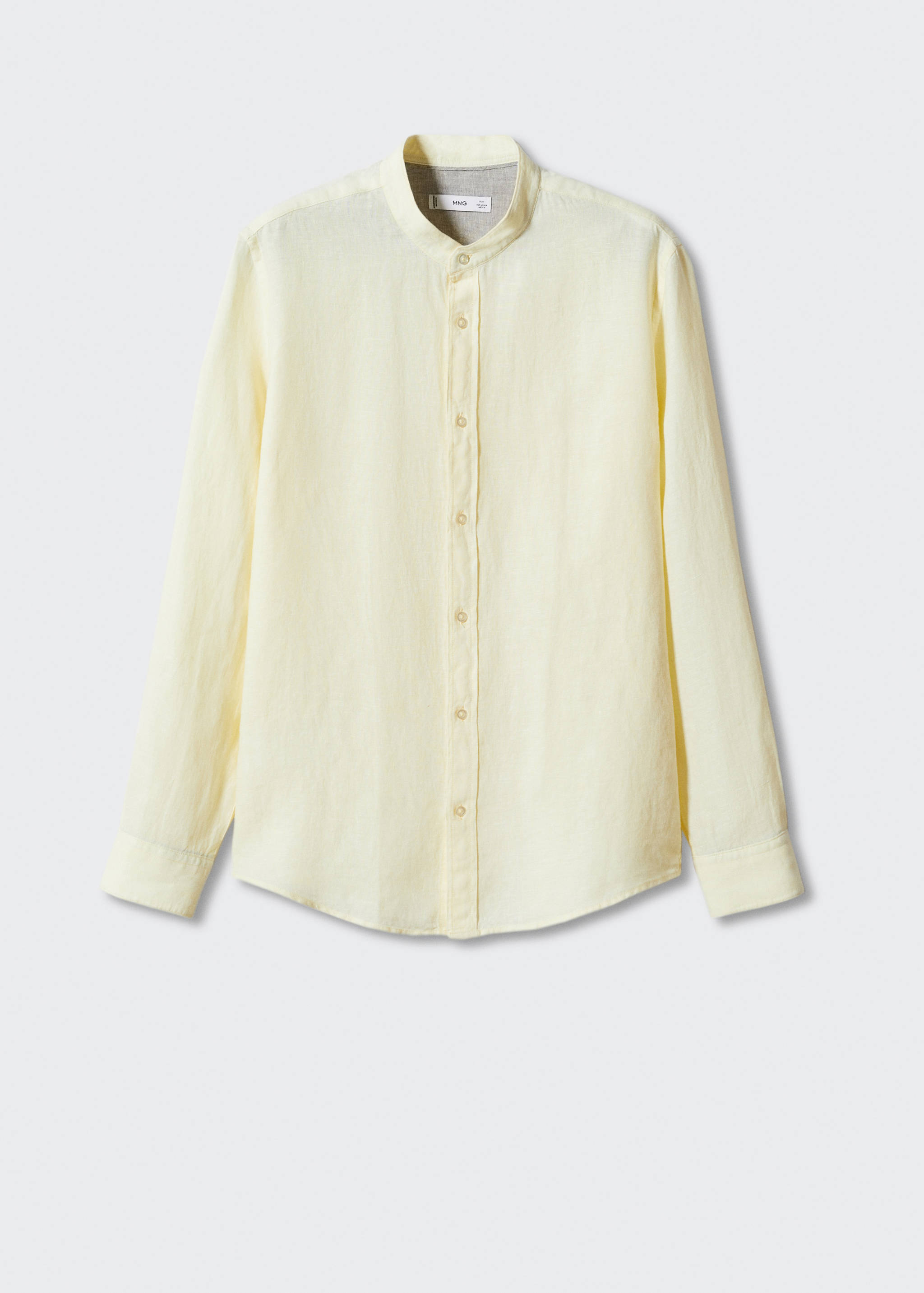 Camisa 100% lino cuello mao - Artículo sin modelo
