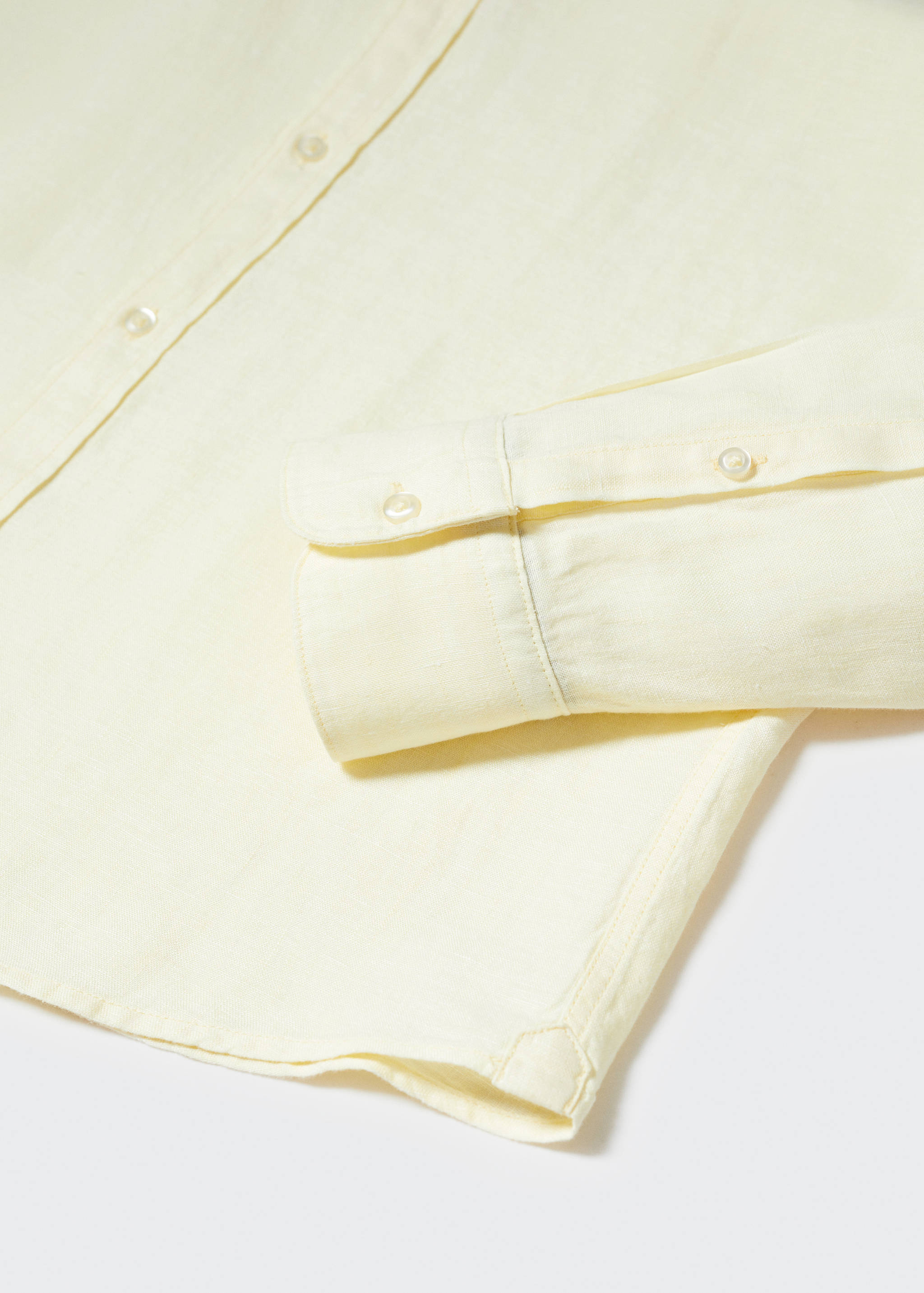 Camisa 100% lino cuello mao - Detalle del artículo 8