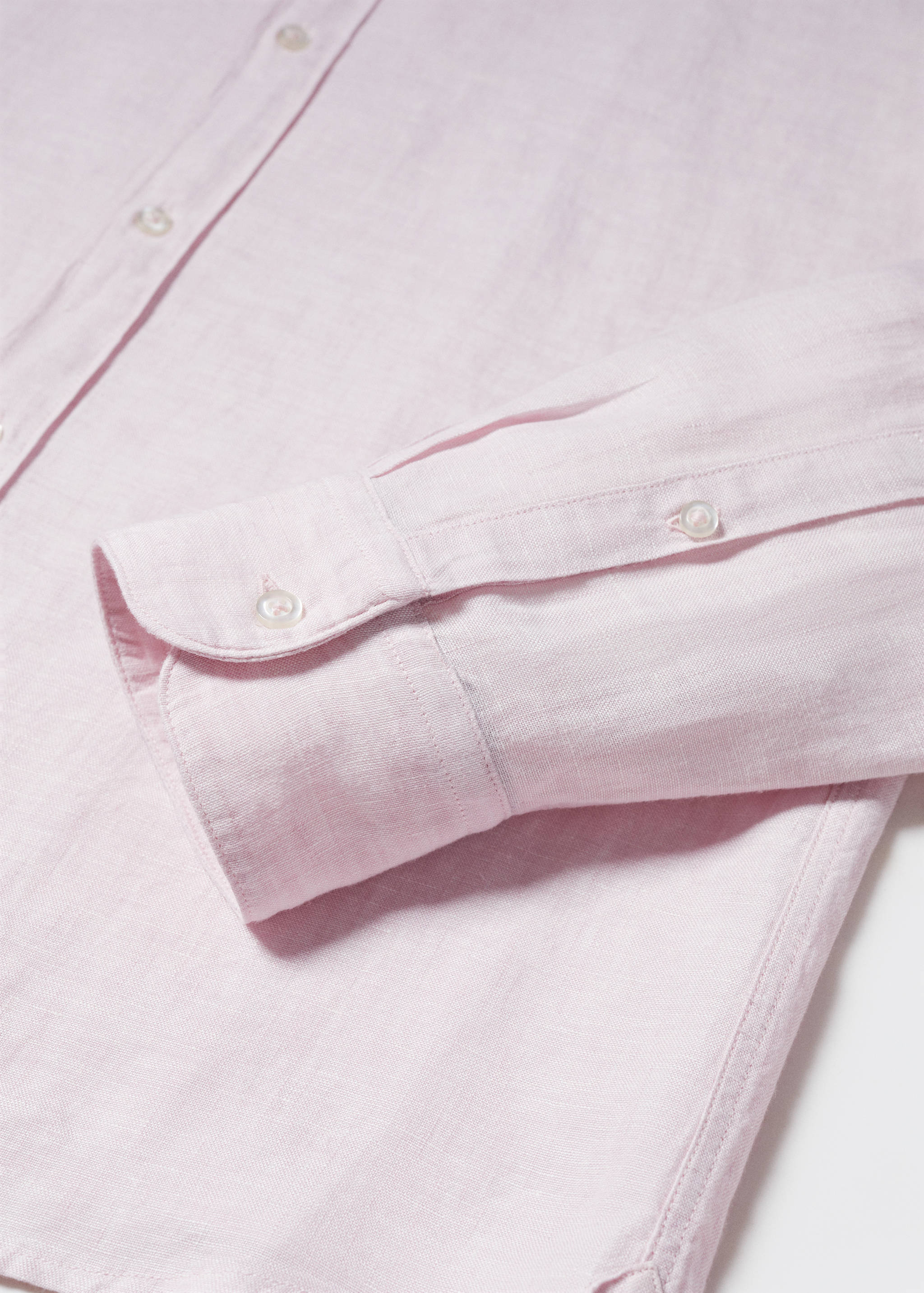 Camisa 100% lino cuello mao - Detalle del artículo 8