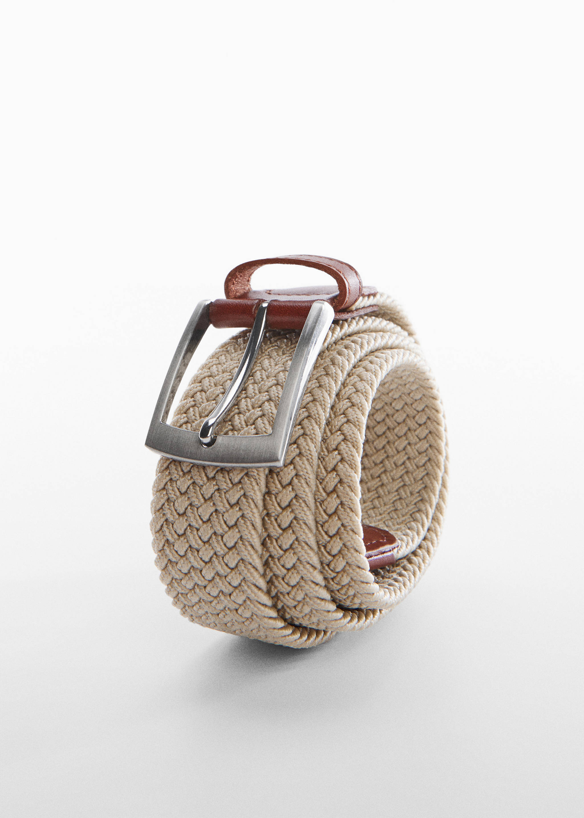 Ceinture tressée élastique - Plan moyen