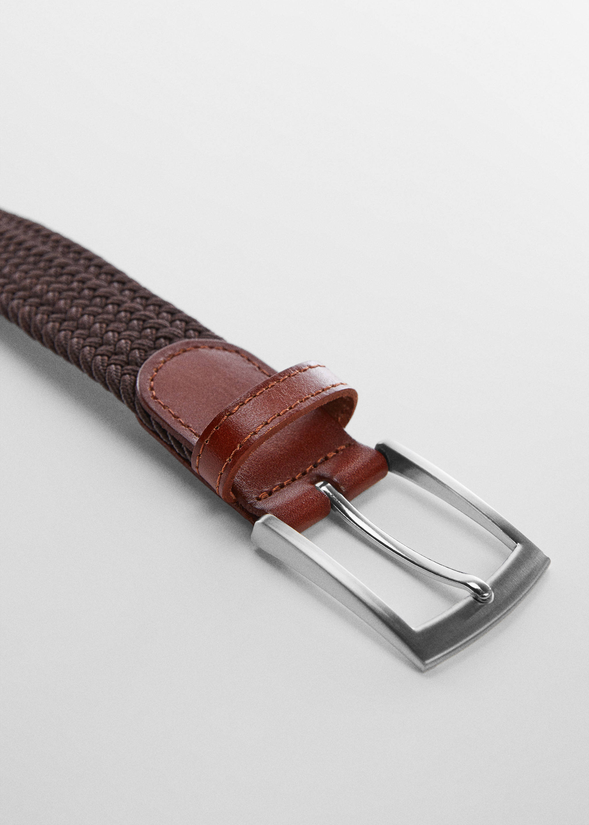 Ceinture tressée élastique - Plan moyen
