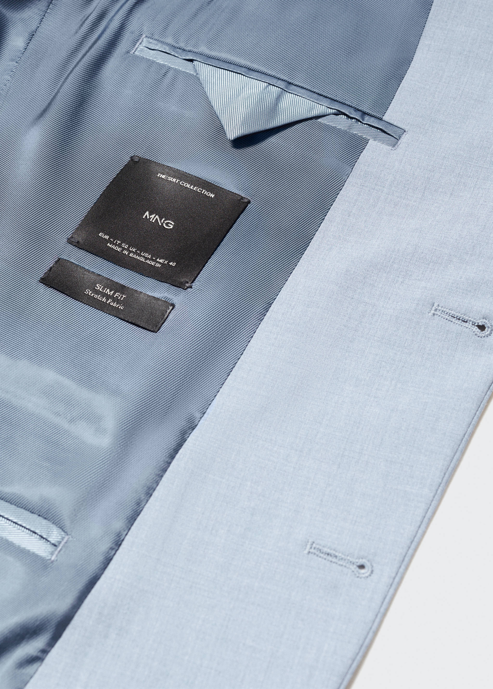 Veste costume slim-fit tissu comfort stretch - Détail de l'article 8