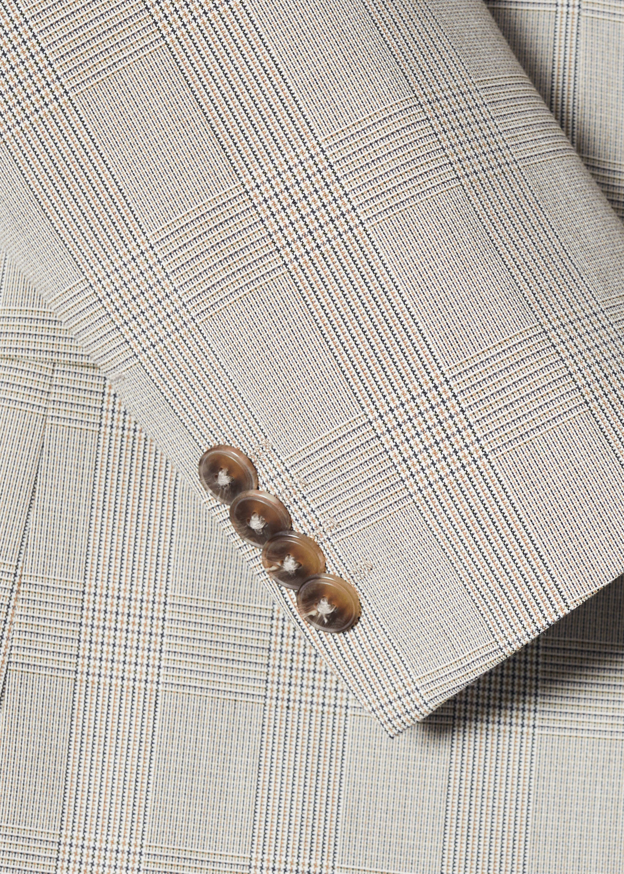 Veste costume imprimée super slim-fit - Détail de l'article 0