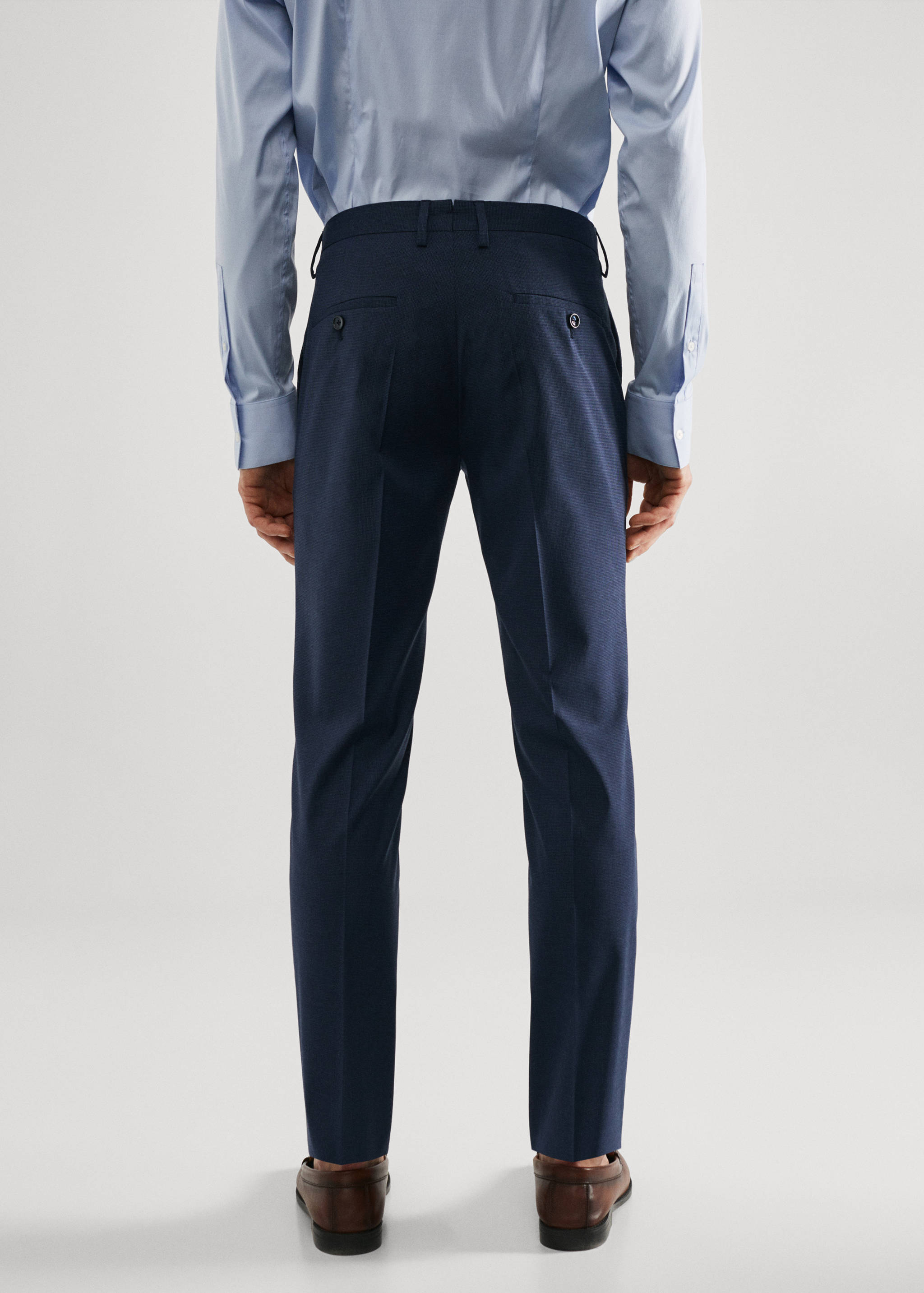Pantalon costume imprimé super slim-fit - Verso de l’article