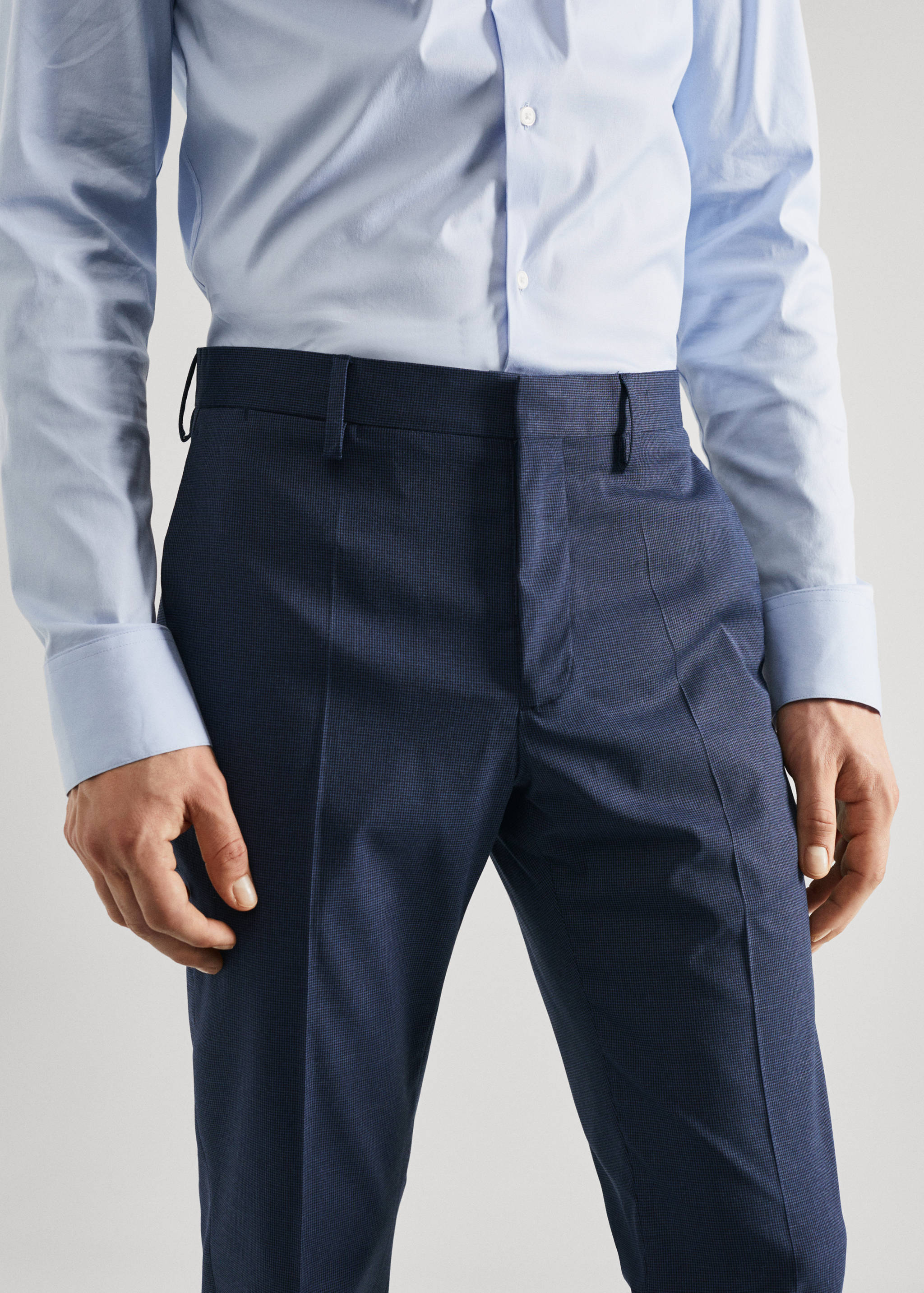 Pantalon costume imprimé super slim-fit - Détail de l'article 1