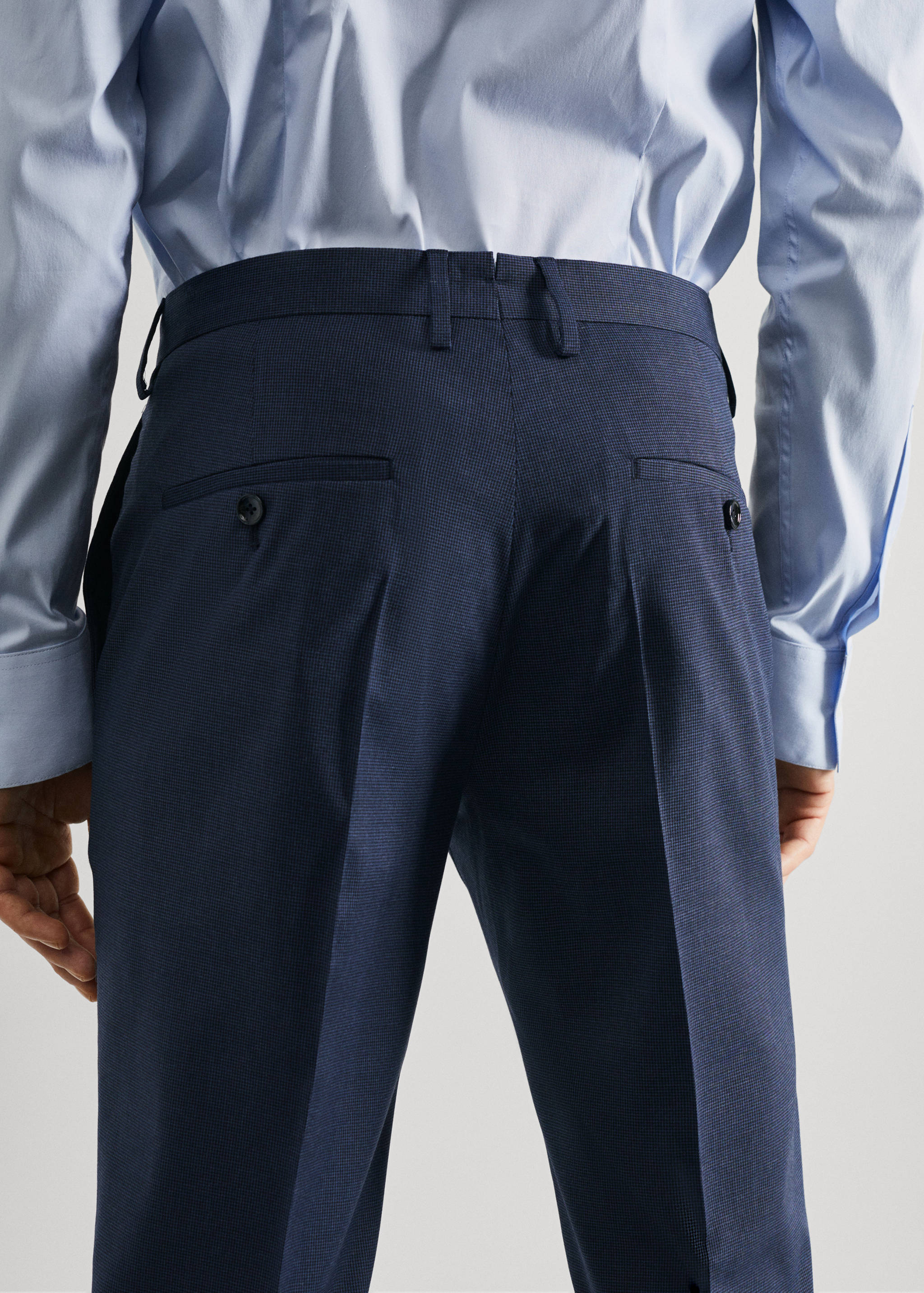 Pantalon costume imprimé super slim-fit - Détail de l'article 6