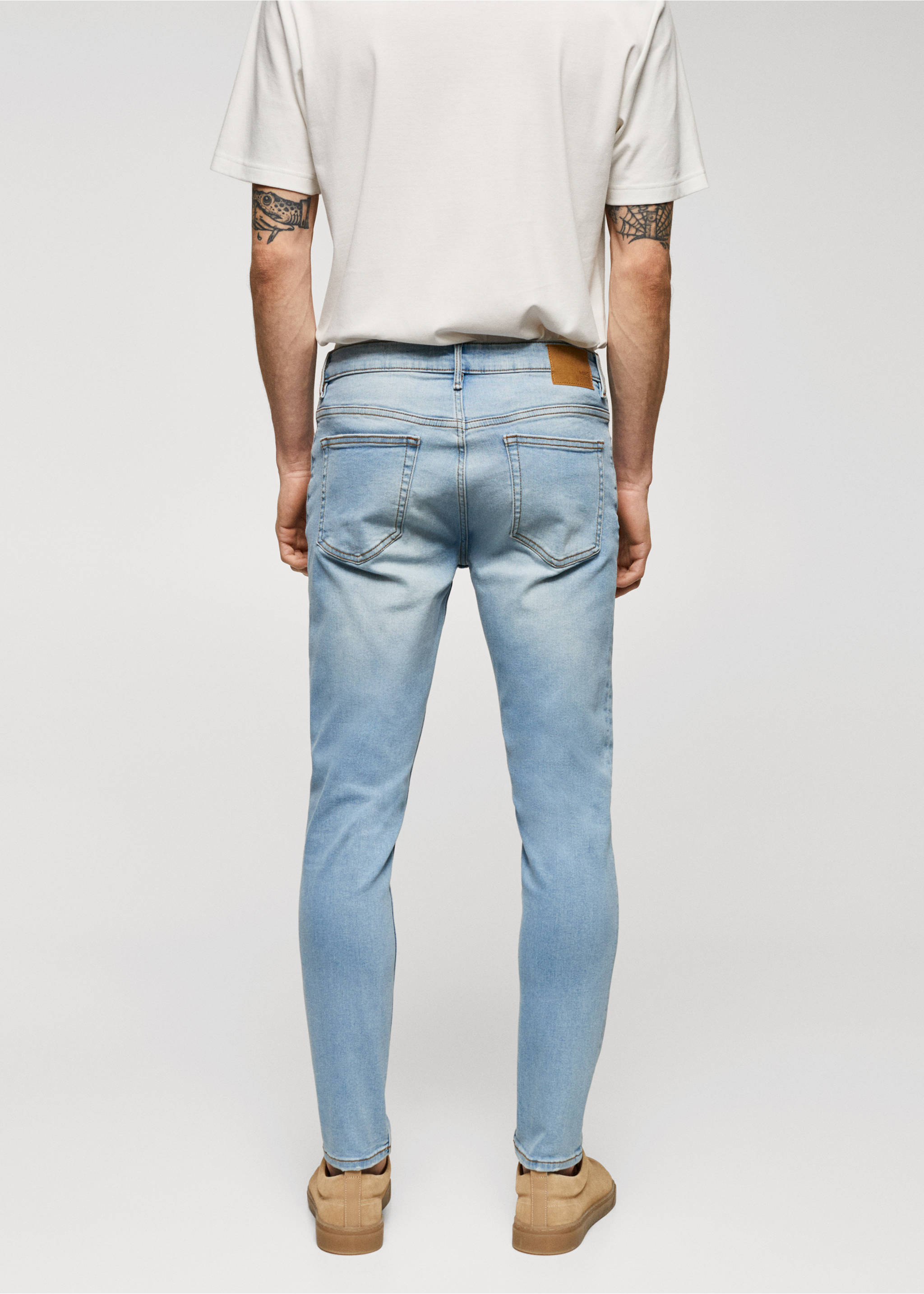Jeans Jude skinny fit - Reverso del artículo, Azul claro. Ref: 57040683-00.
