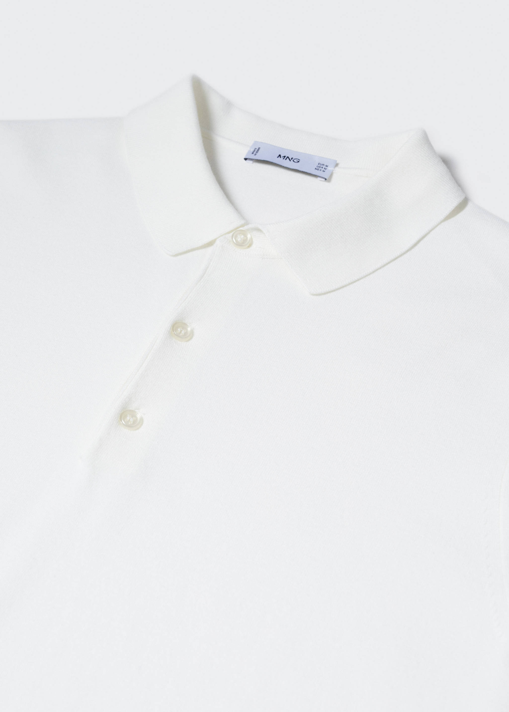 Fine-knit polo shirt - Details of the article 8