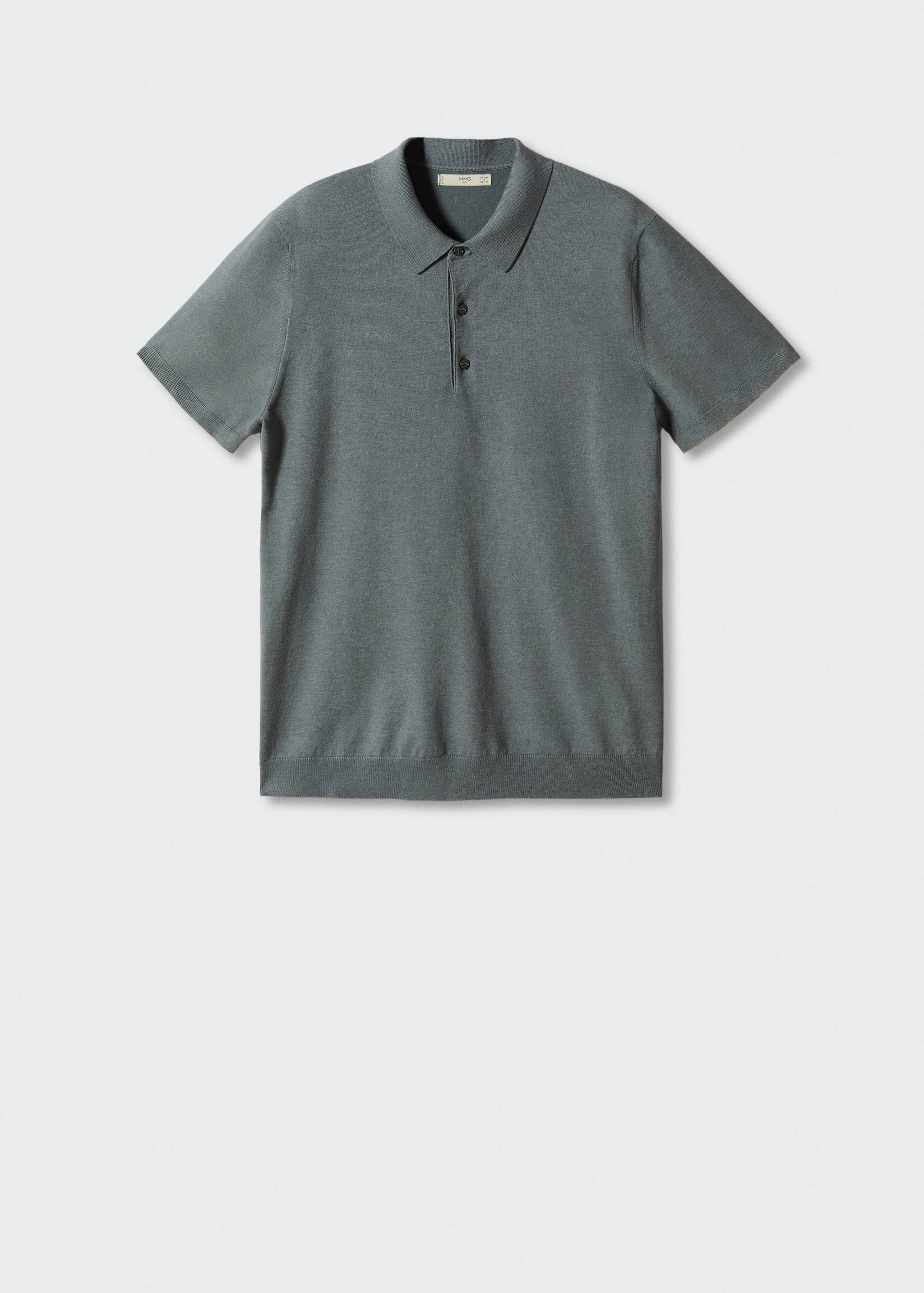 Fine-knit polo shirt - Article without model