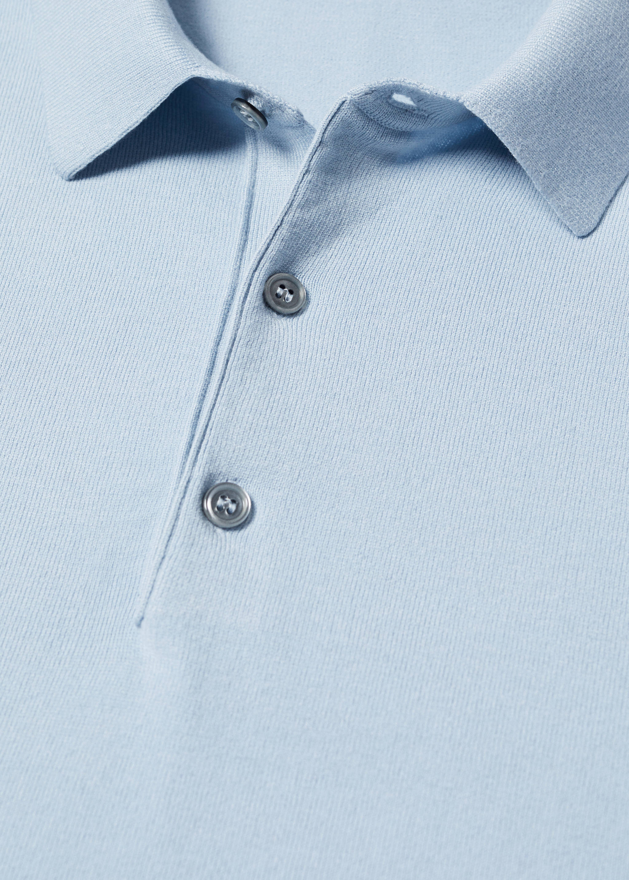 Fine-knit polo shirt - Details of the article 8