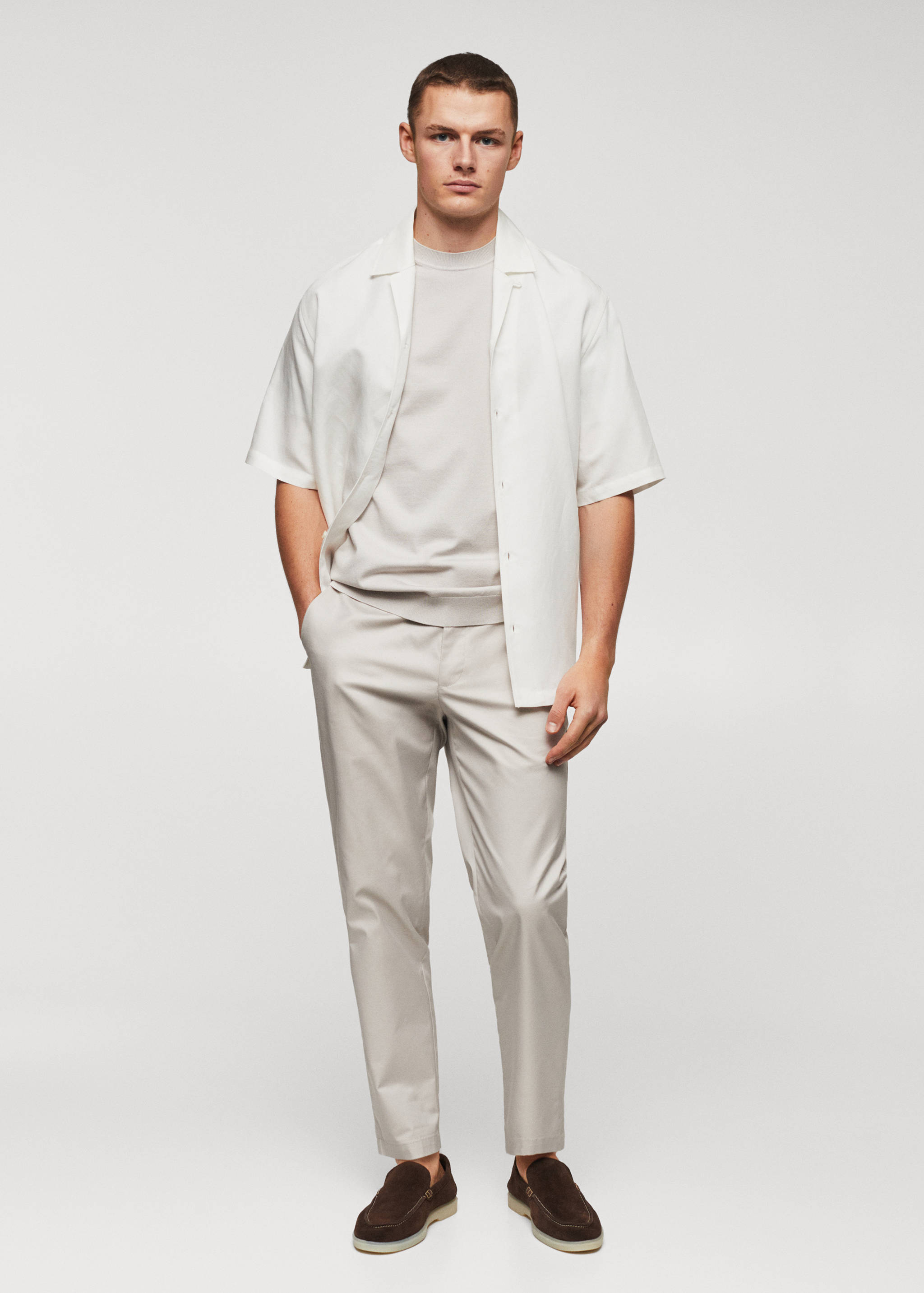 Fine-knit T-shirt - General plane