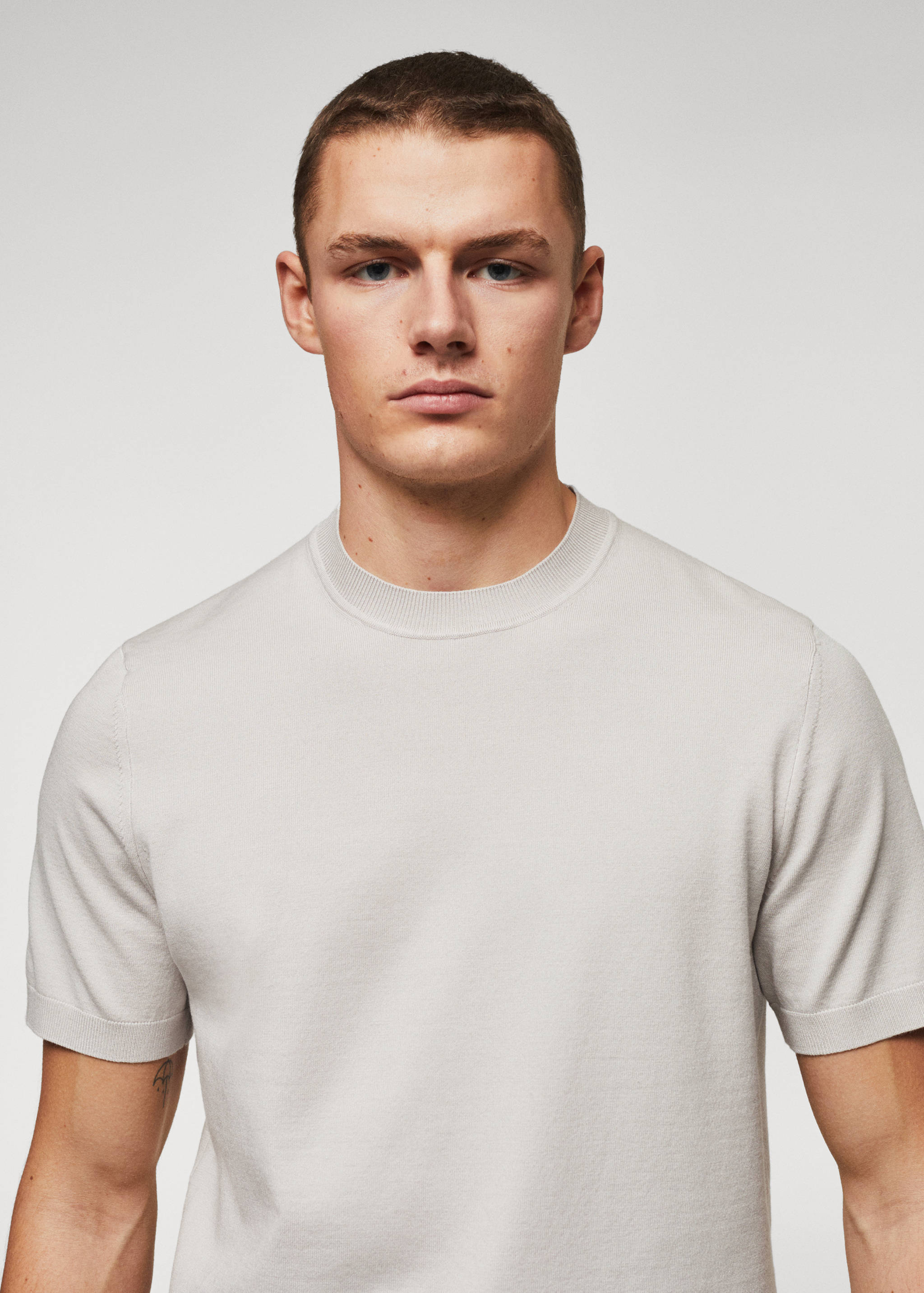 Fine-knit T-shirt - Details of the article 1