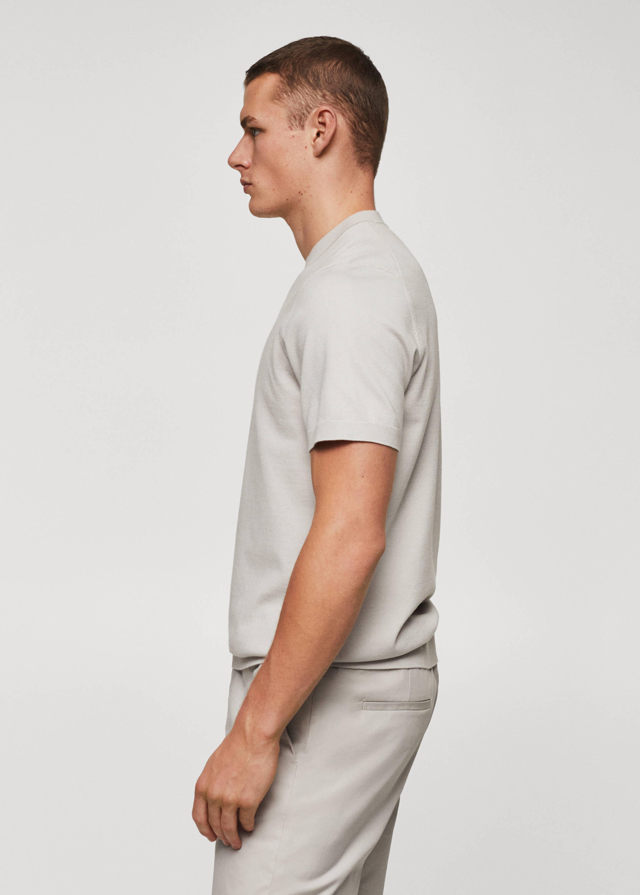 Fine-knit T-shirt - Details of the article 2