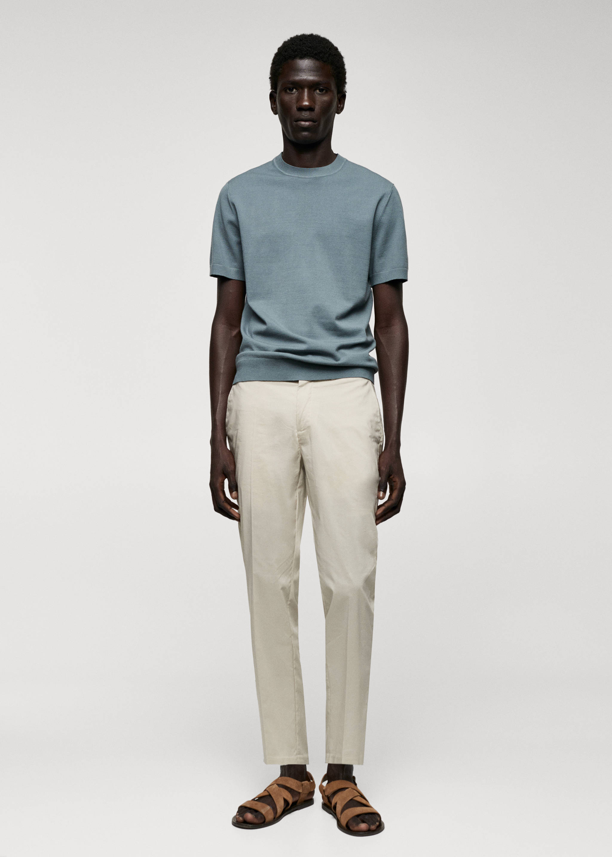 Fine-knit T-shirt - General plane