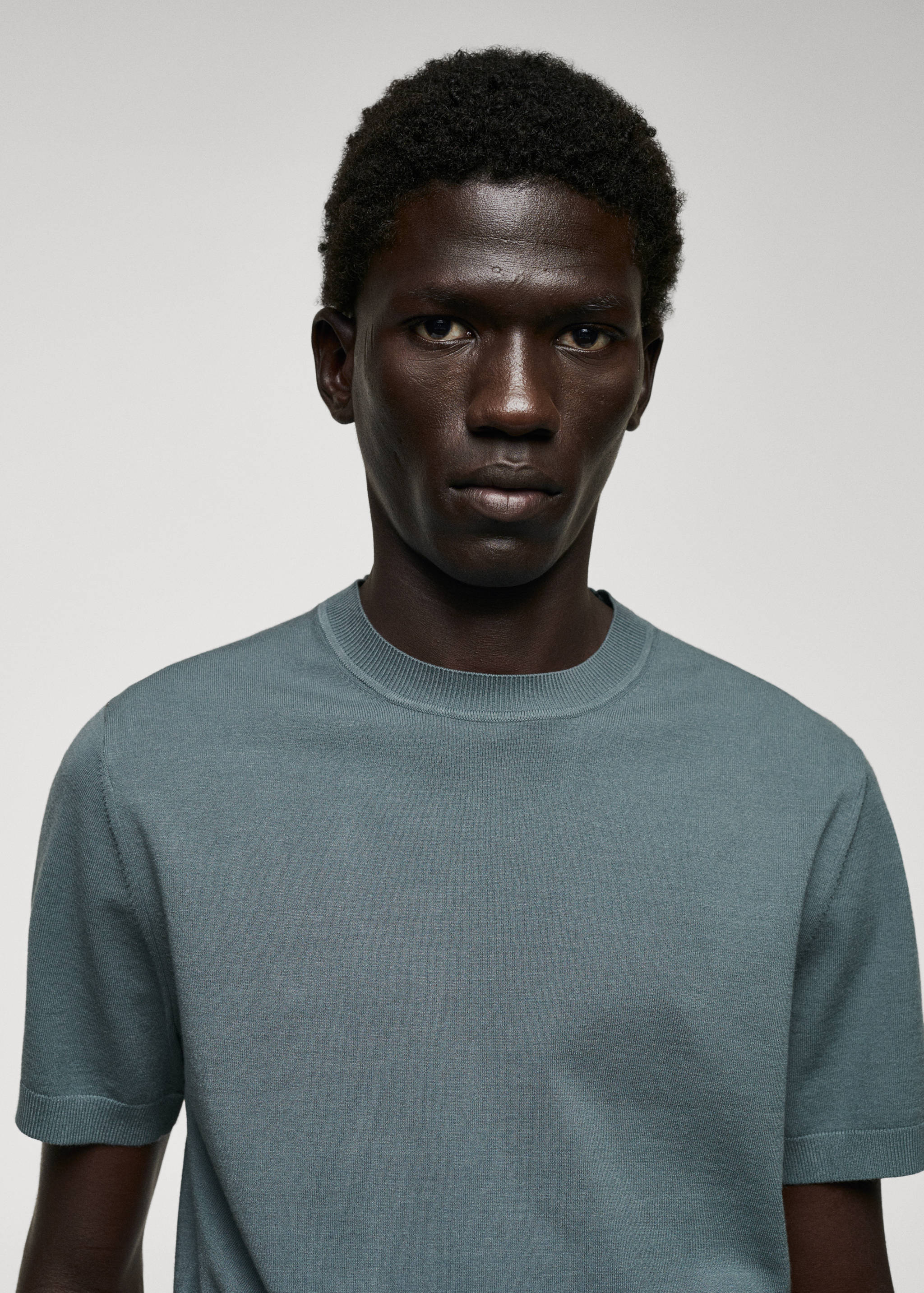 Fine-knit T-shirt - Details of the article 1