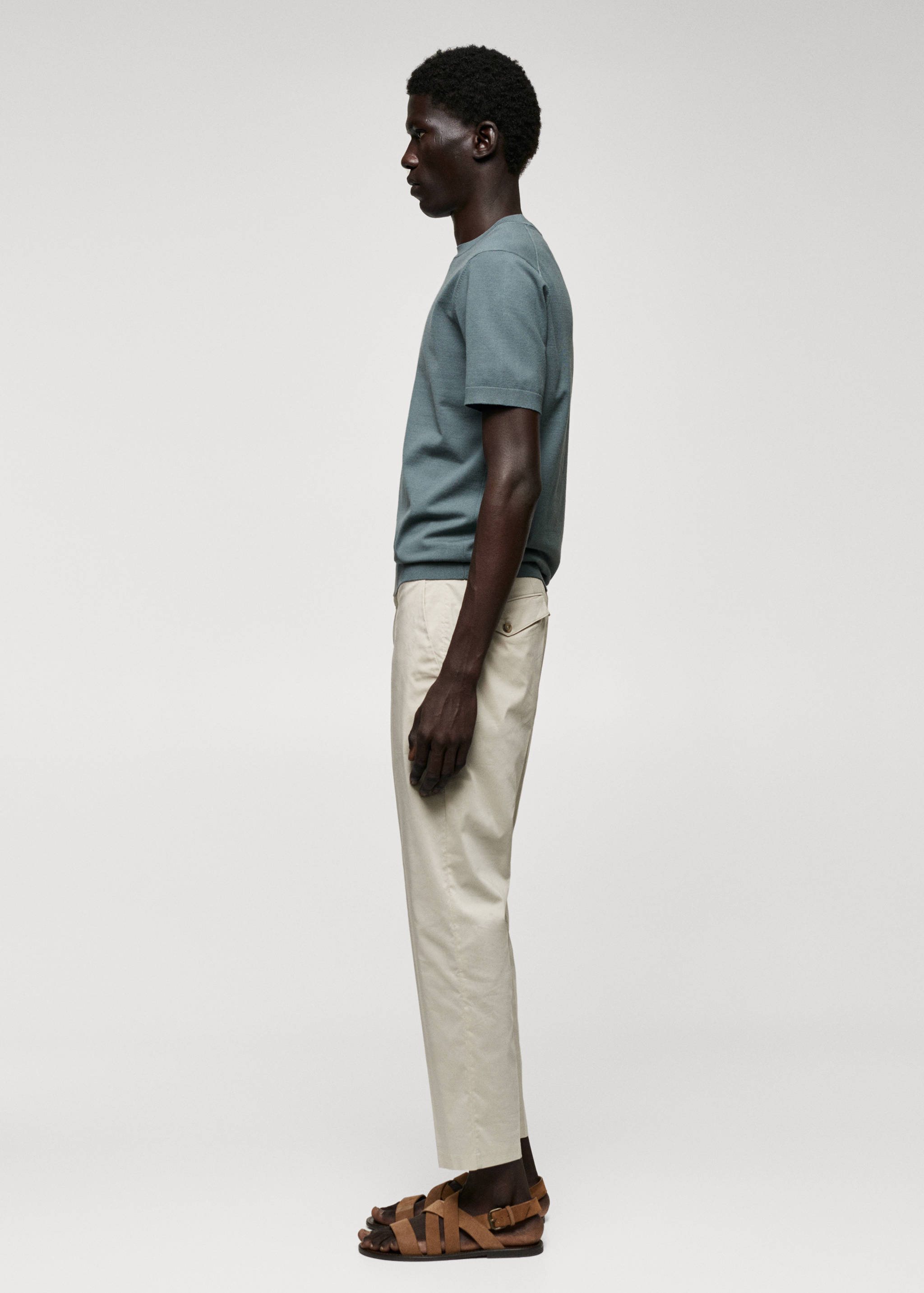 Fine-knit T-shirt - Details of the article 2